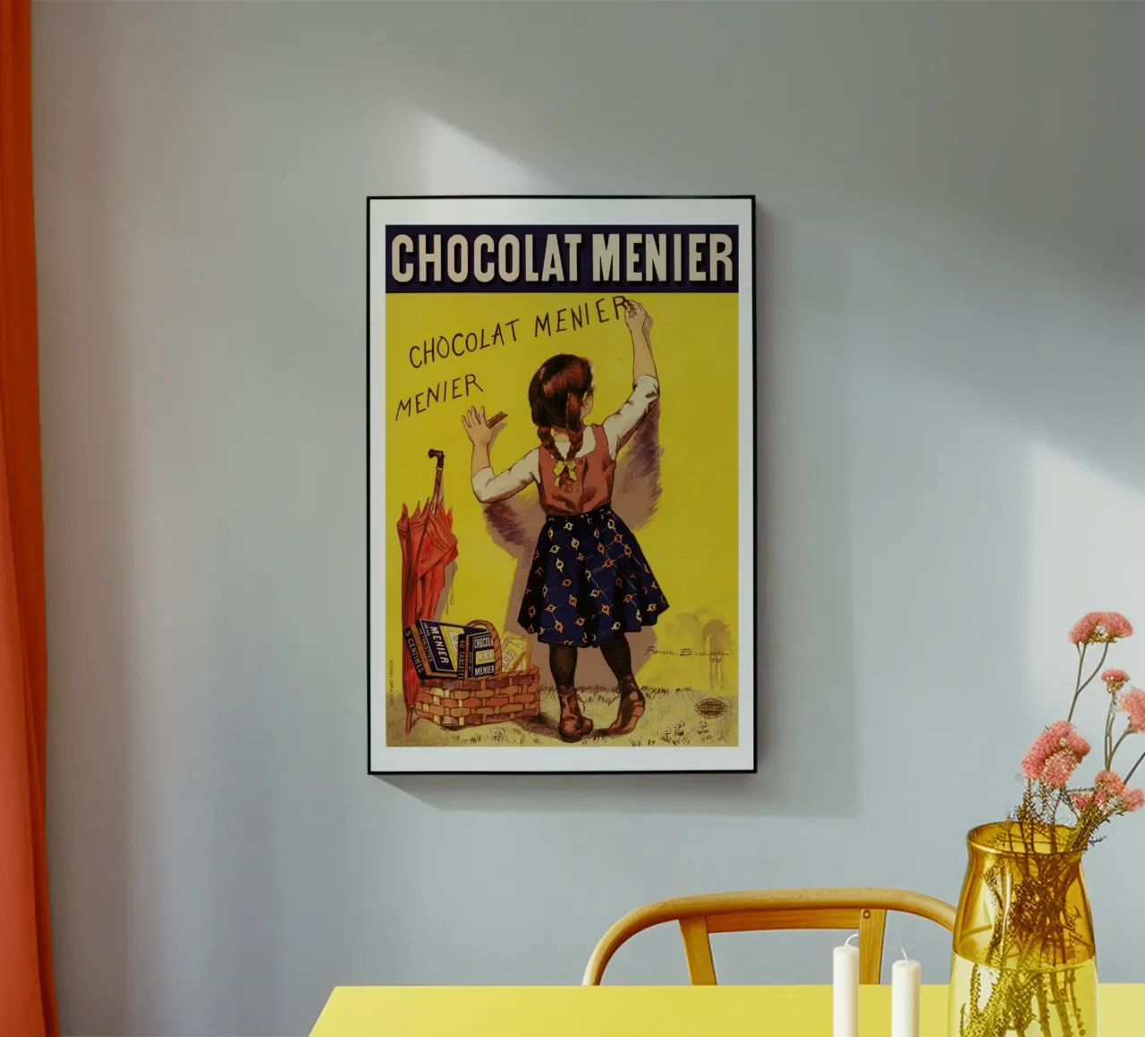 Poster for Chocolat Menier, Firmin Bouisset plexiglass da Artokoloro Quint Lox Ltd
