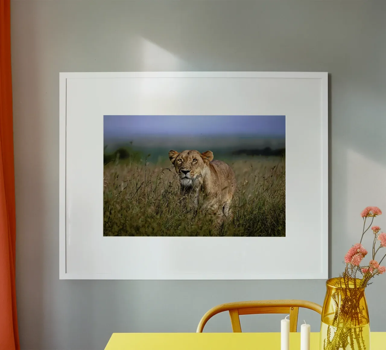 On the Prowl - Xavier Ortega poster con telaio in plastica da Pictufy