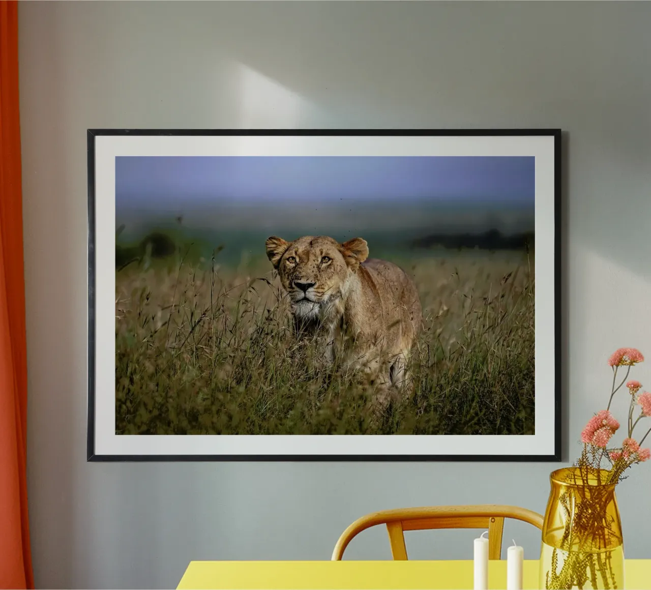 On the Prowl - Xavier Ortega poster con telaio in plastica da Pictufy