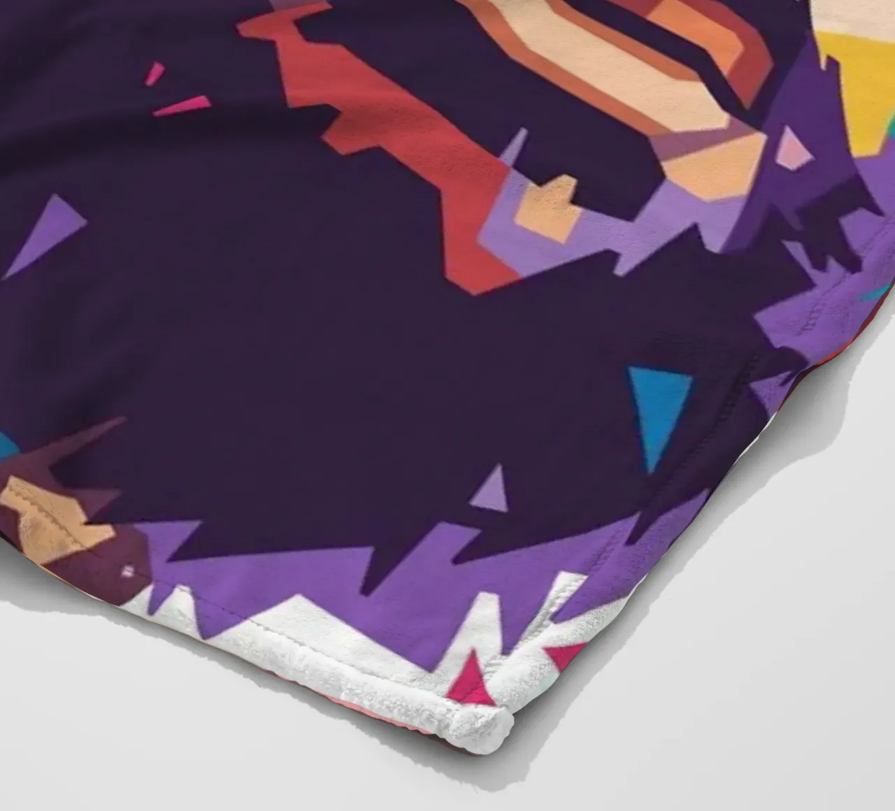 Ritratto pop art di Nipsey Hussle coperta in pile da Hantamrata