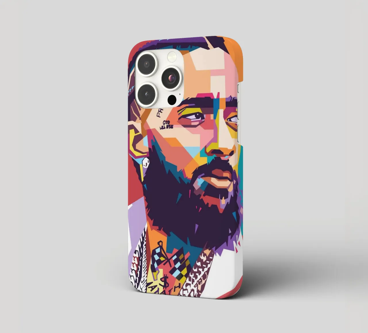 Nipsey Hussle Pop-Art-Porträt iPhone Hülle von Hantamrata