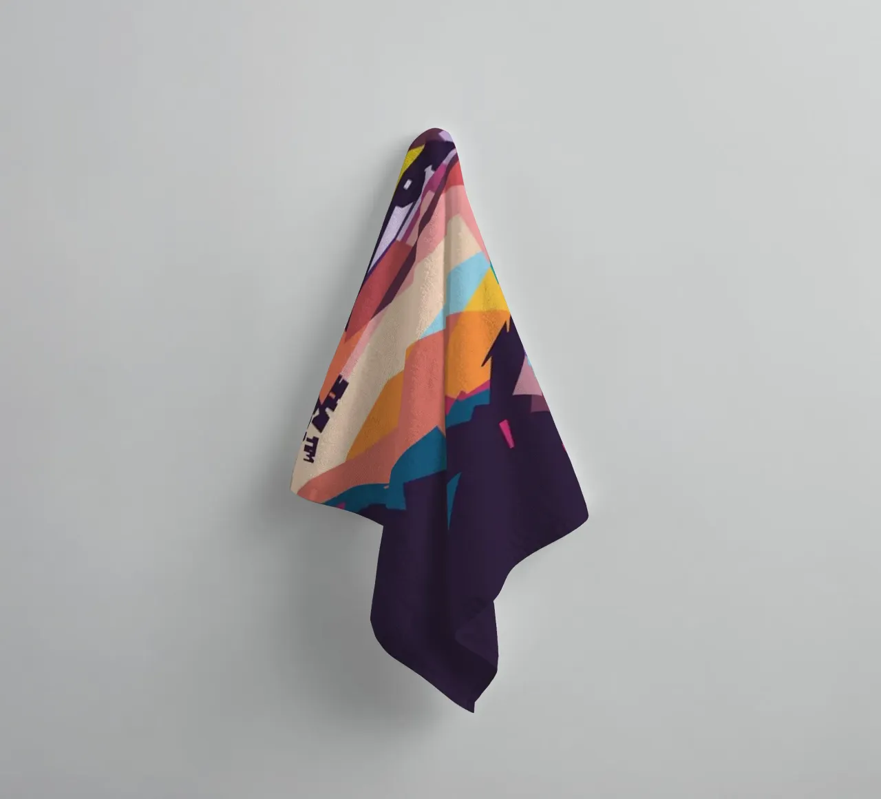 Ritratto pop art di Nipsey Hussle asciugamano da bagno da Hantamrata