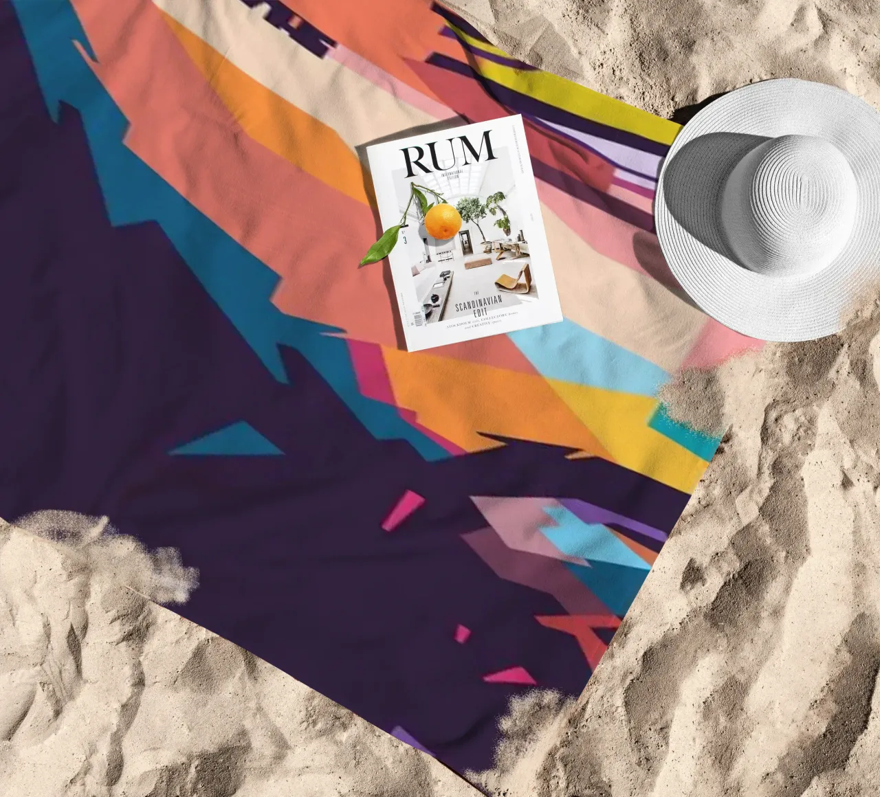 Ritratto pop art di Nipsey Hussle telo mare da Hantamrata