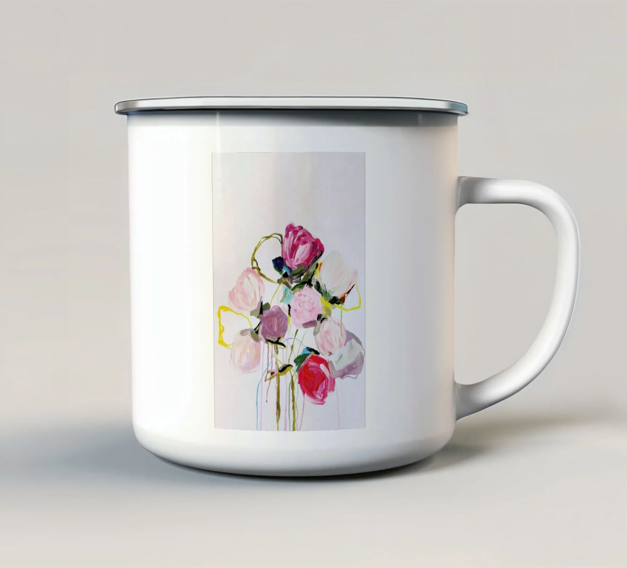 Bloom 0709 tazza in smalto da Leigh Viner