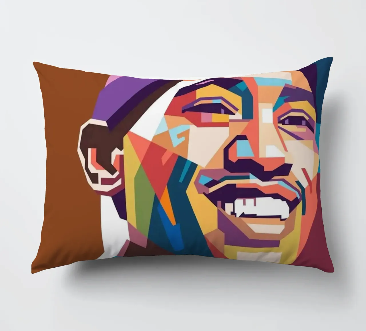 Ritratto pop art di Vince Carter cuscino da Hantamrata