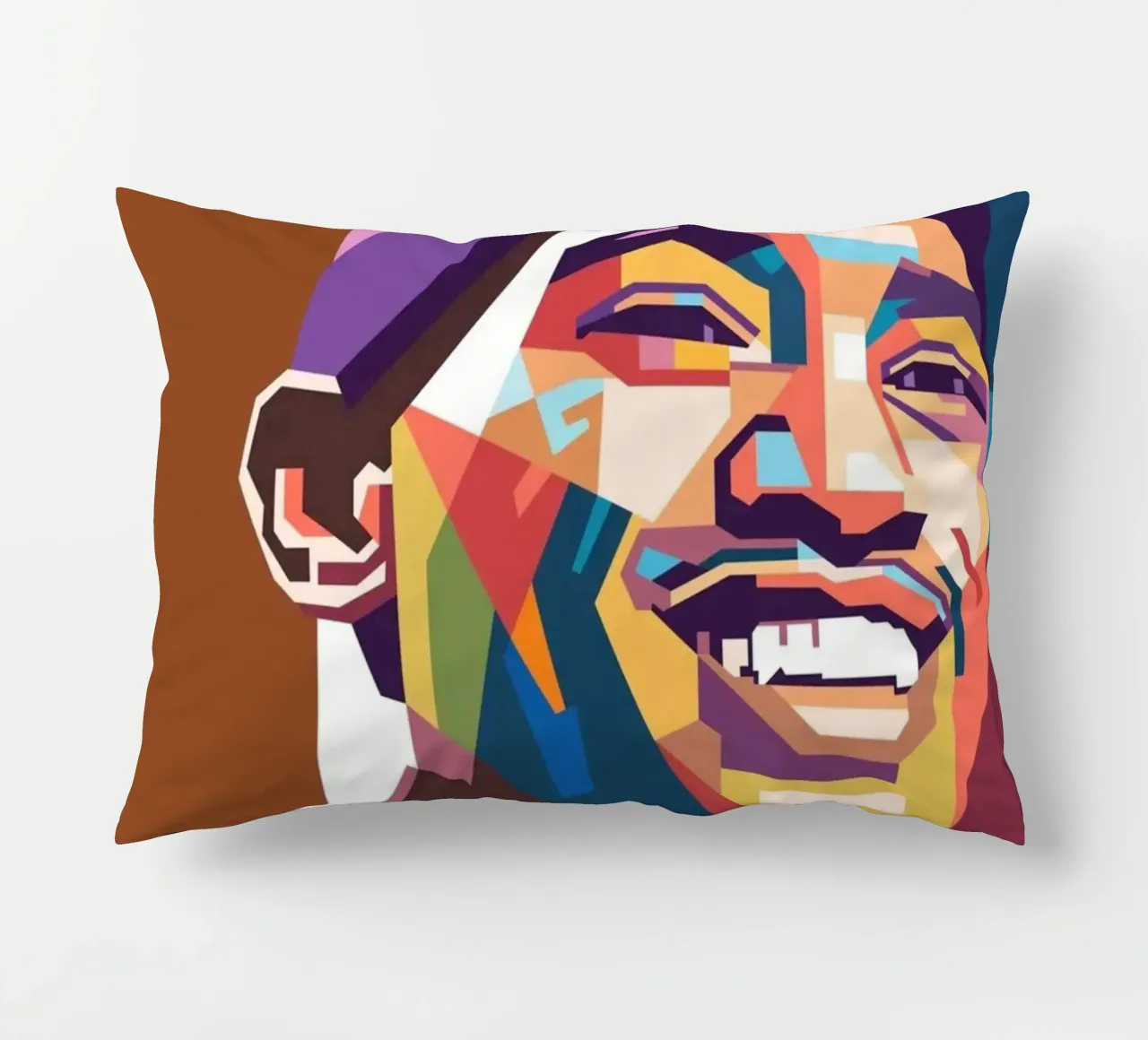 Ritratto pop art di Vince Carter cuscino da Hantamrata