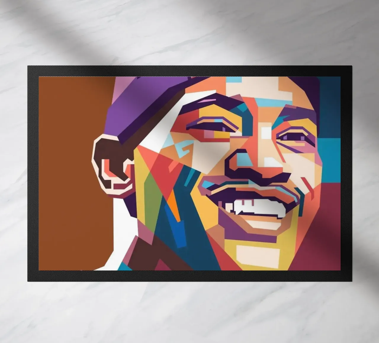 Ritratto pop art di Vince Carter zerbino da Hantamrata