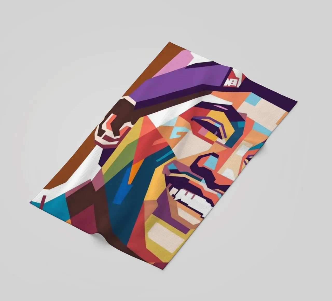 Ritratto pop art di Vince Carter telo mare da Hantamrata
