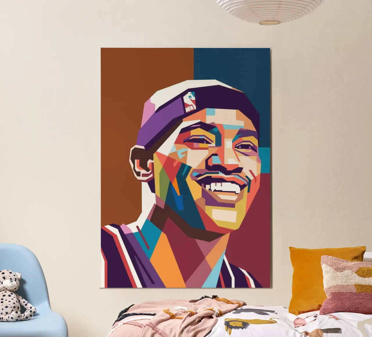 Ritratto pop art di Vince Carter carta hahnemühle da Hantamrata