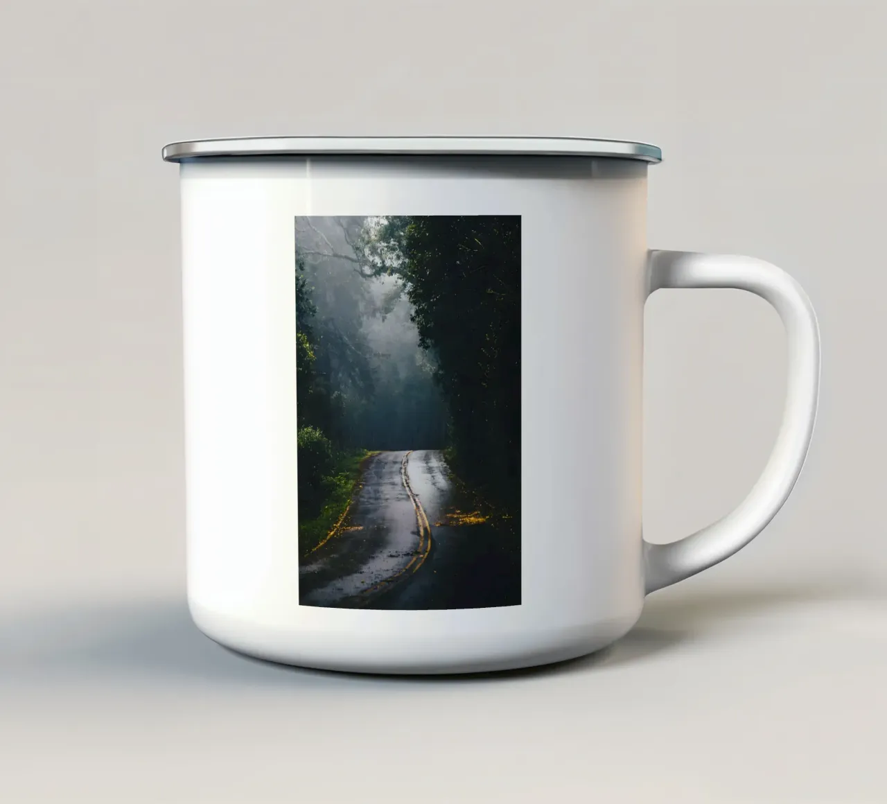Sentiero mistico tazza in smalto da Dasso