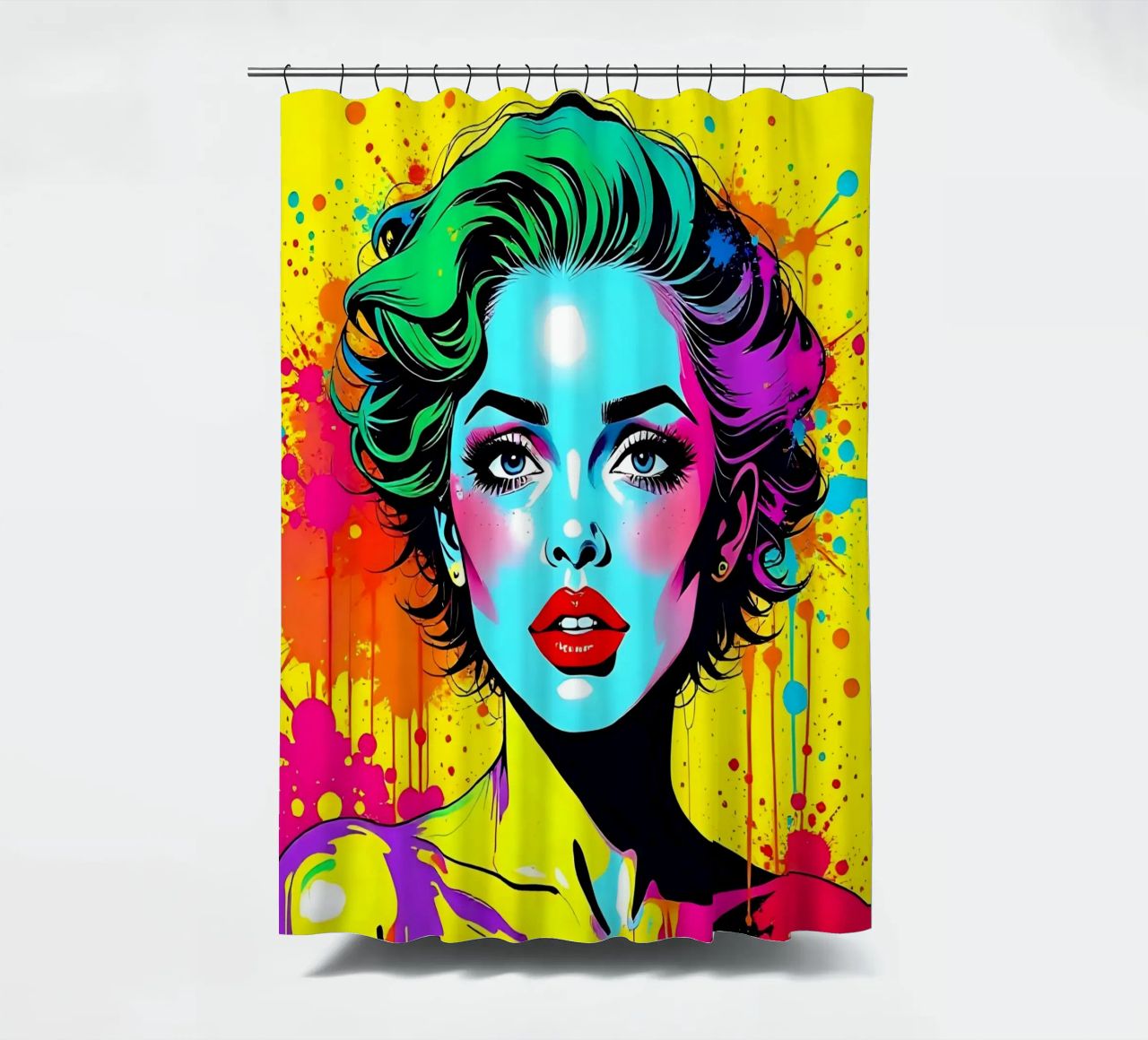 Stile_A_1 tenda da doccia da AI-Portraits by LK