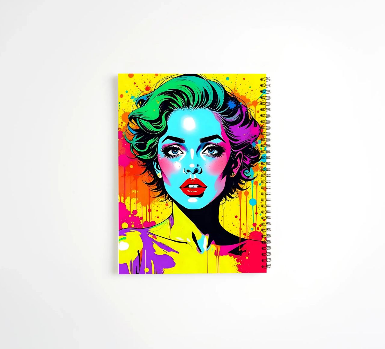 Style_A_1 spiral notebook by AI-Portraits by LK