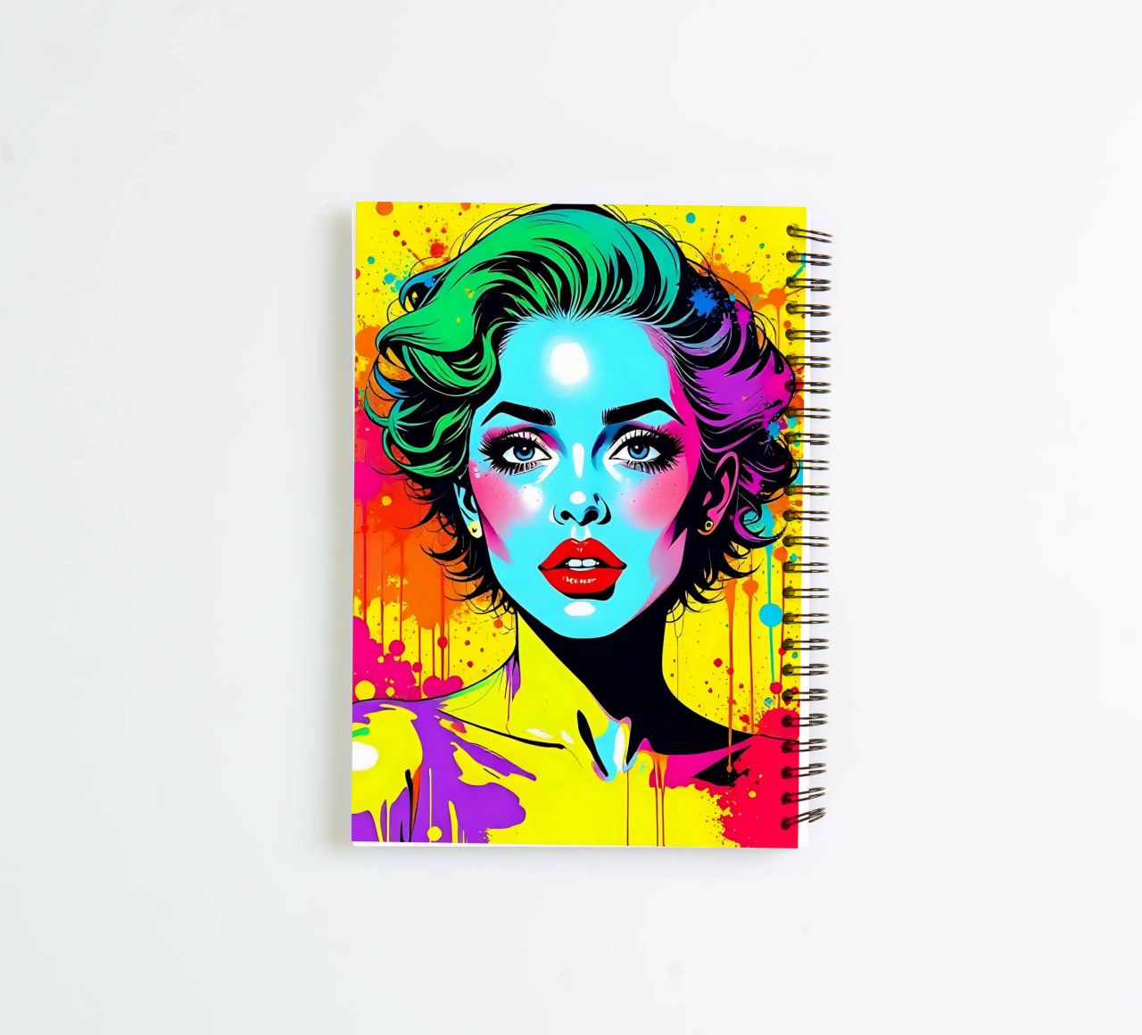 Style_A_1 spiral notebook by AI-Portraits by LK