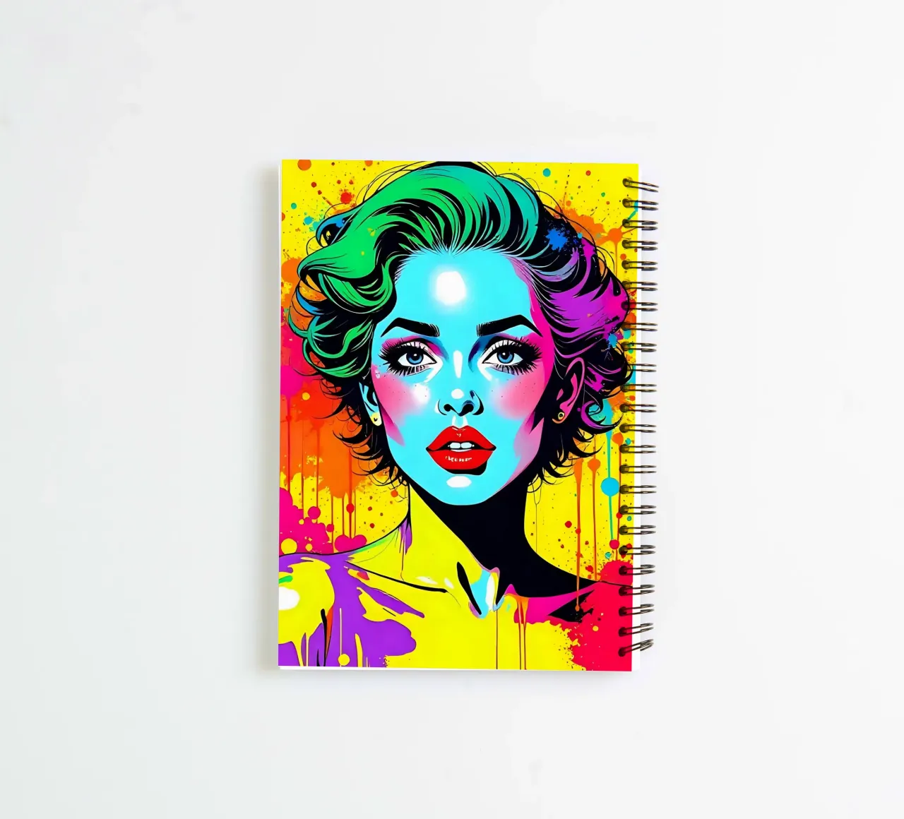 Style_A_1 spiral notebook by AI-Portraits by LK