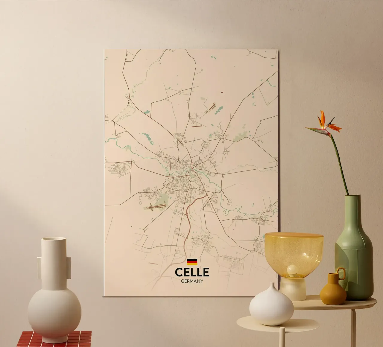 Il DE poster con telaio in legno da Jacob W MICKELSON