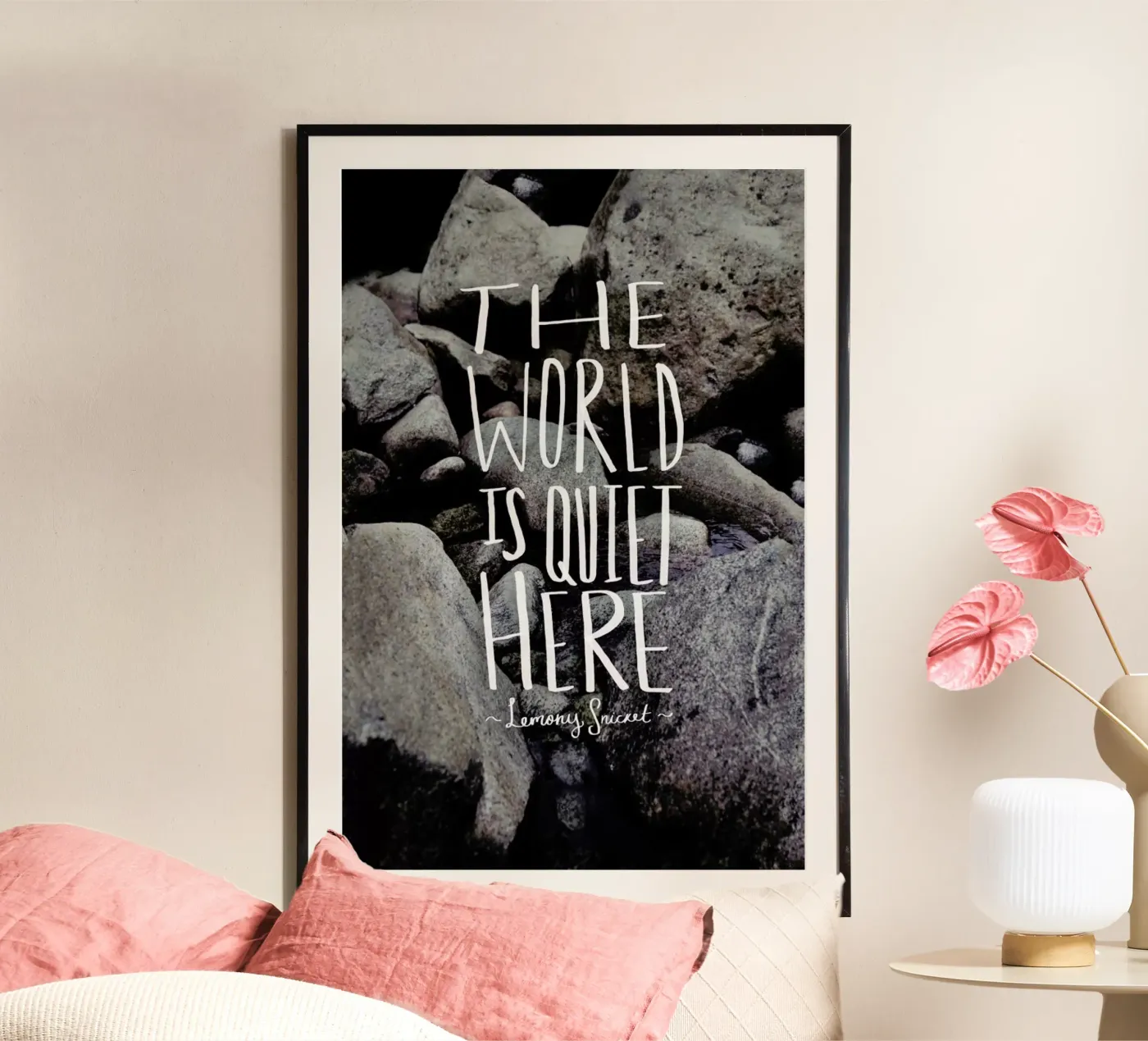 Quiet poster van Leah Flores