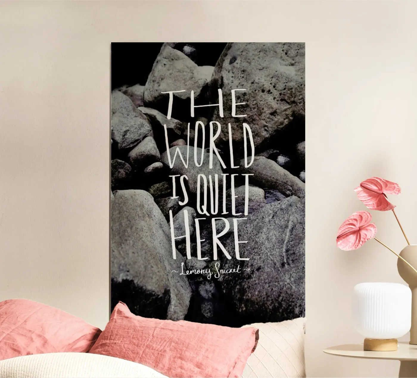 Quiet poster van Leah Flores