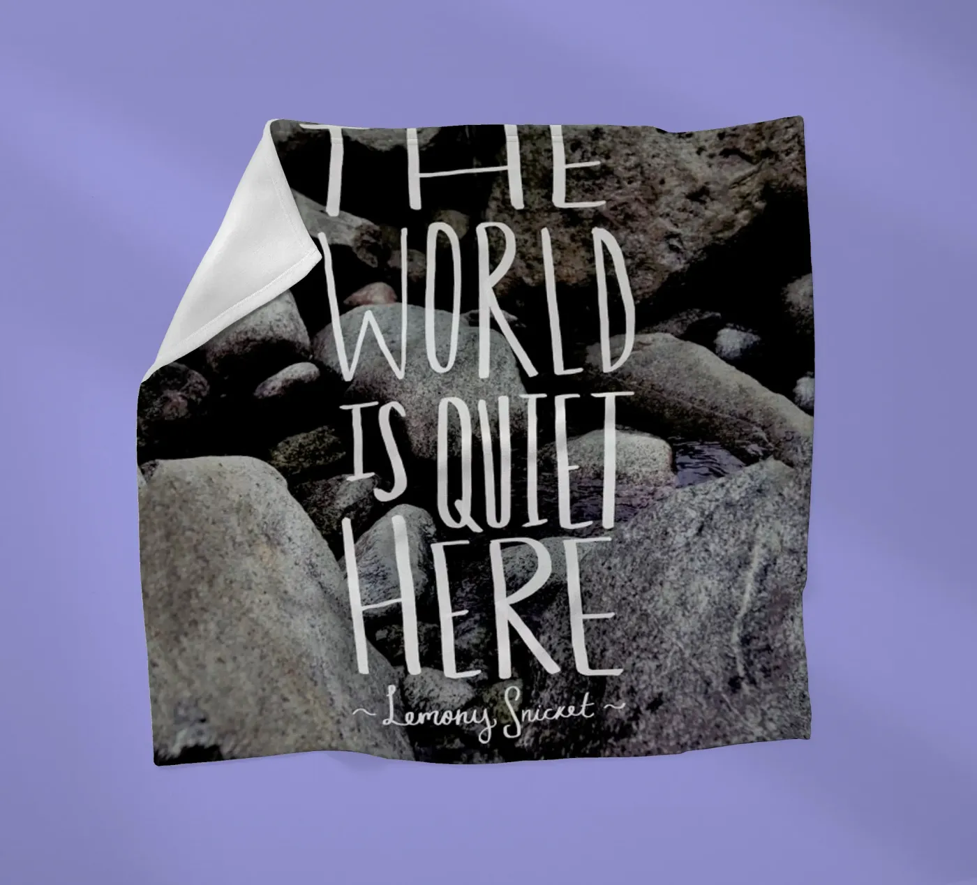 Quiet Fleecedecke von Leah Flores