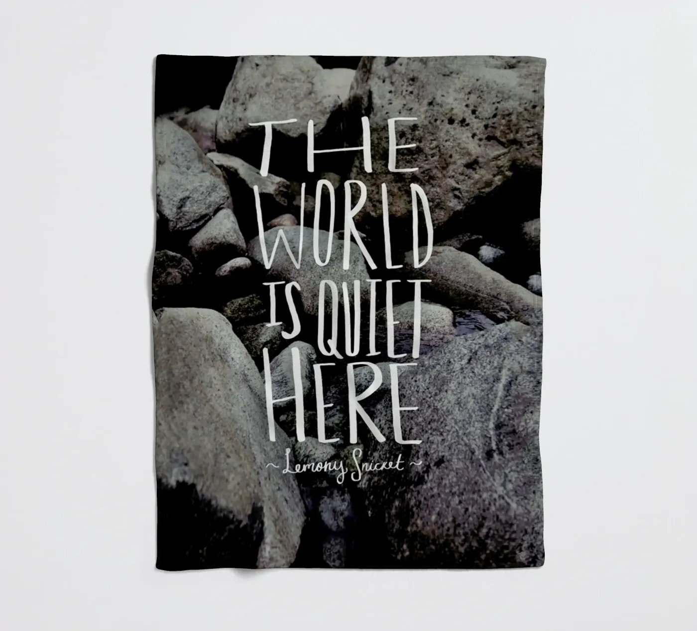 Quiet Fleecedecke von Leah Flores