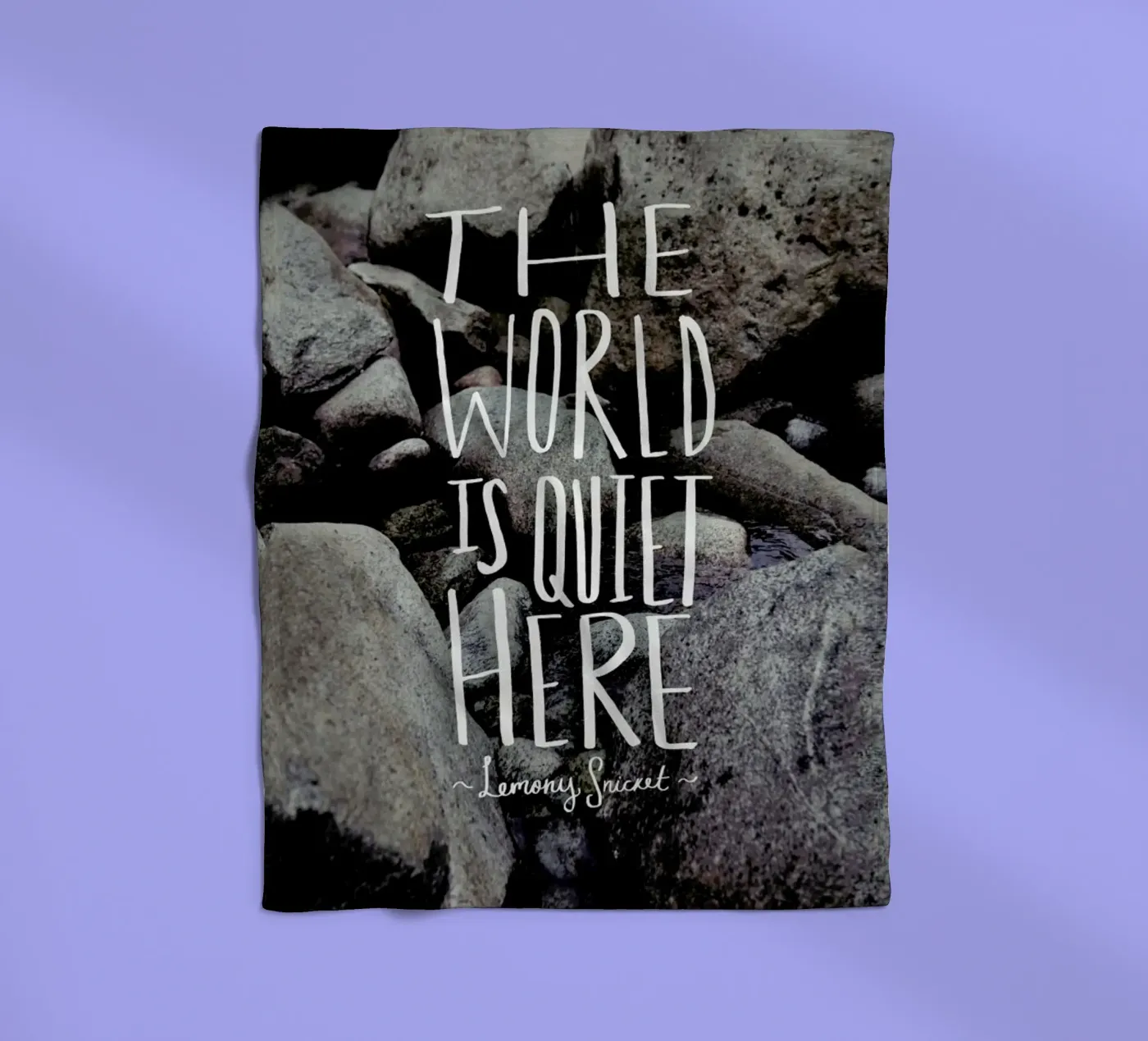 Quiet fleecedeken van Leah Flores