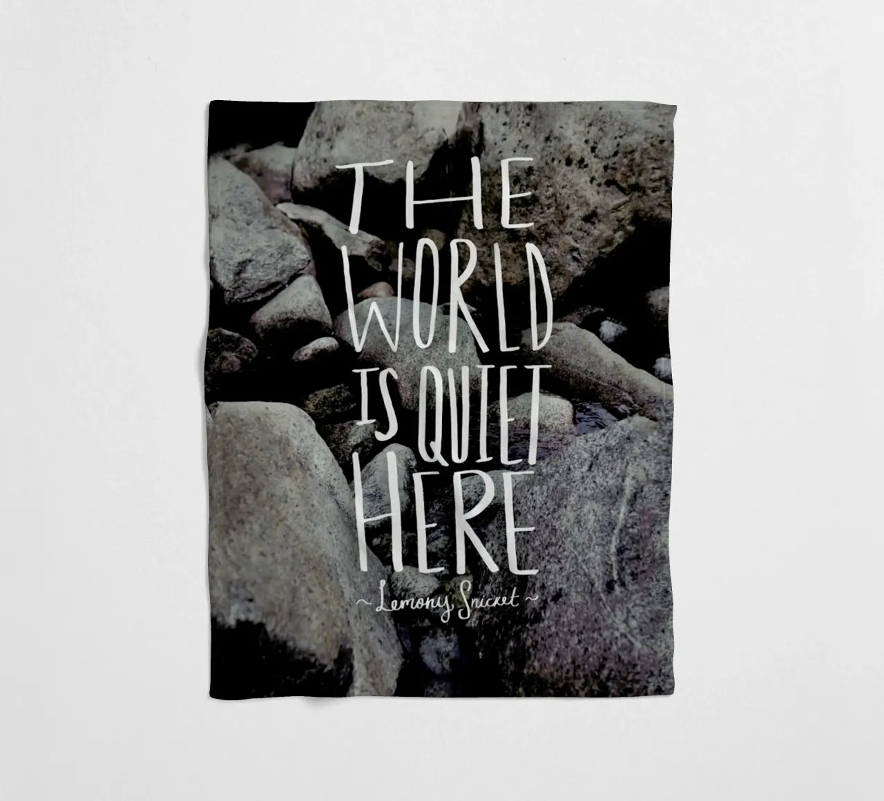 Quiet coperta in pile da Leah Flores