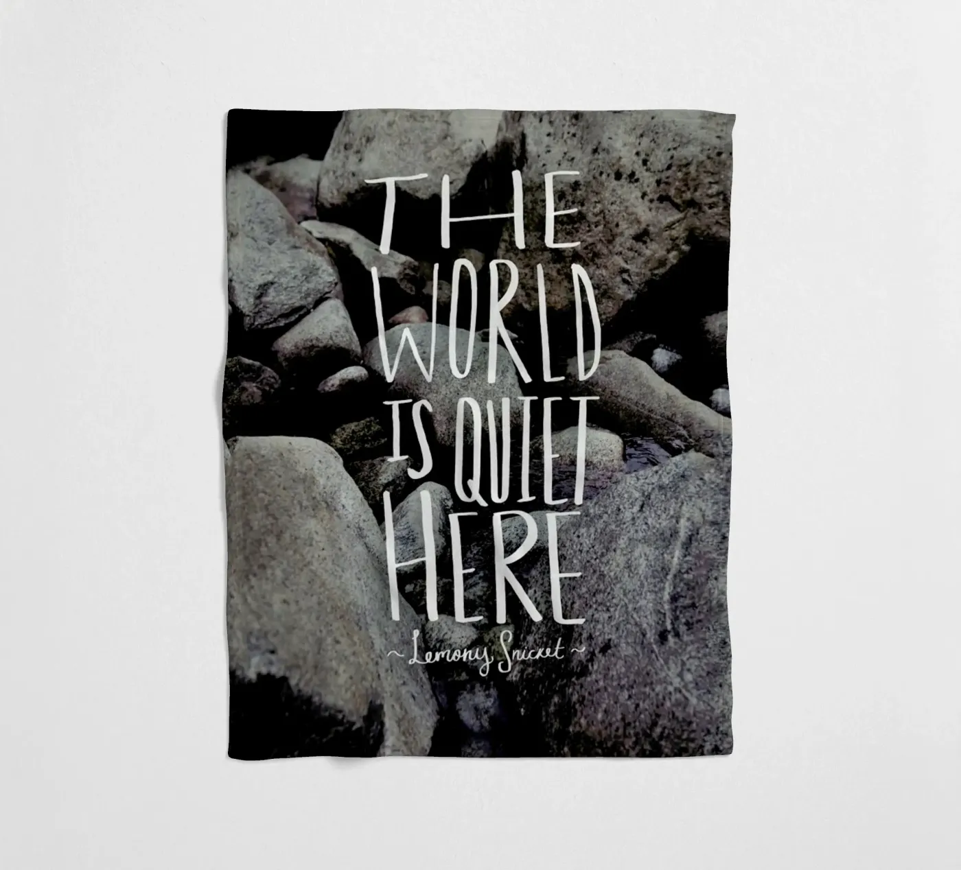 Quiet Fleecedecke von Leah Flores