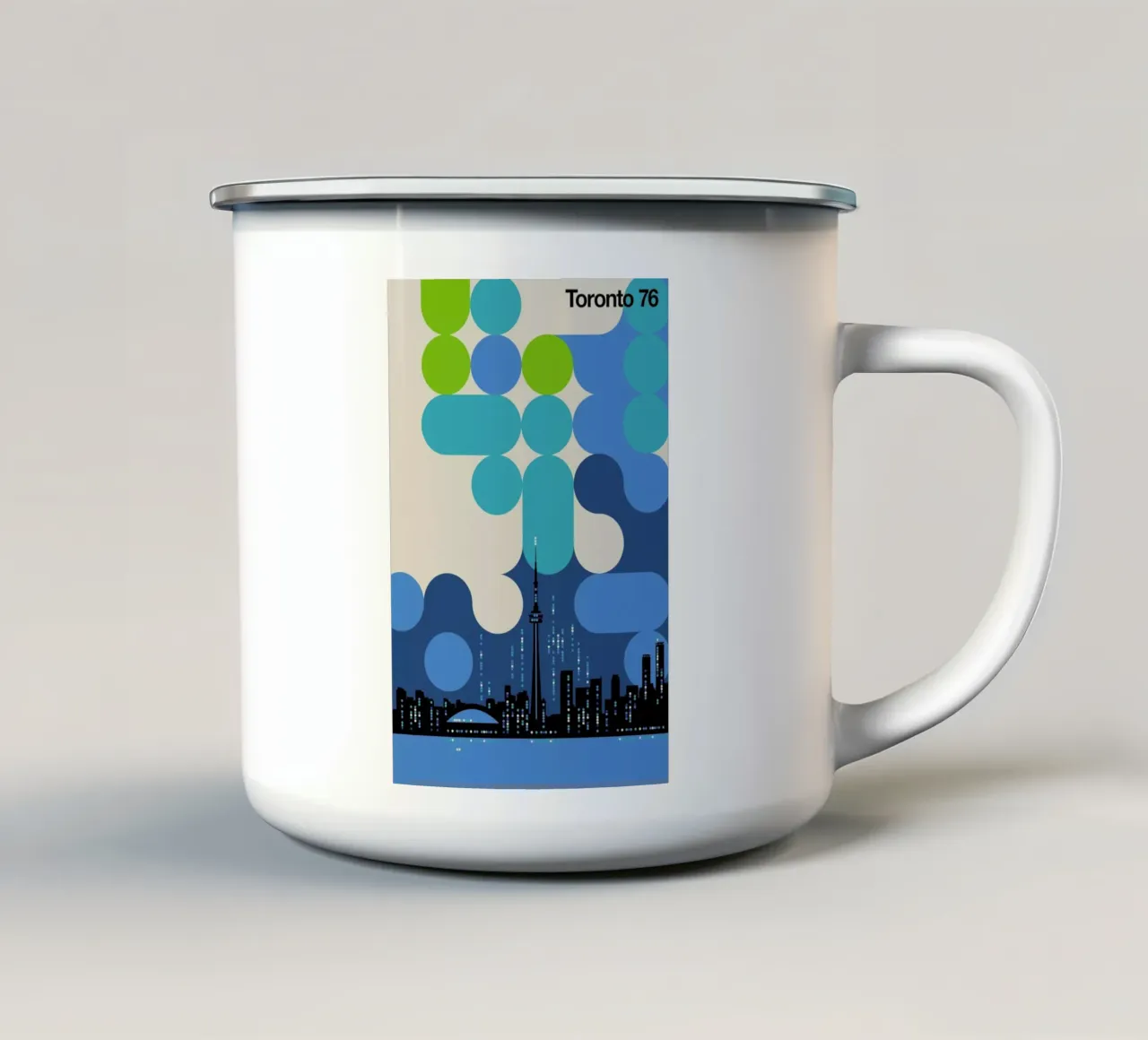 Toronto 76 tazza in smalto da Bo Lundberg
