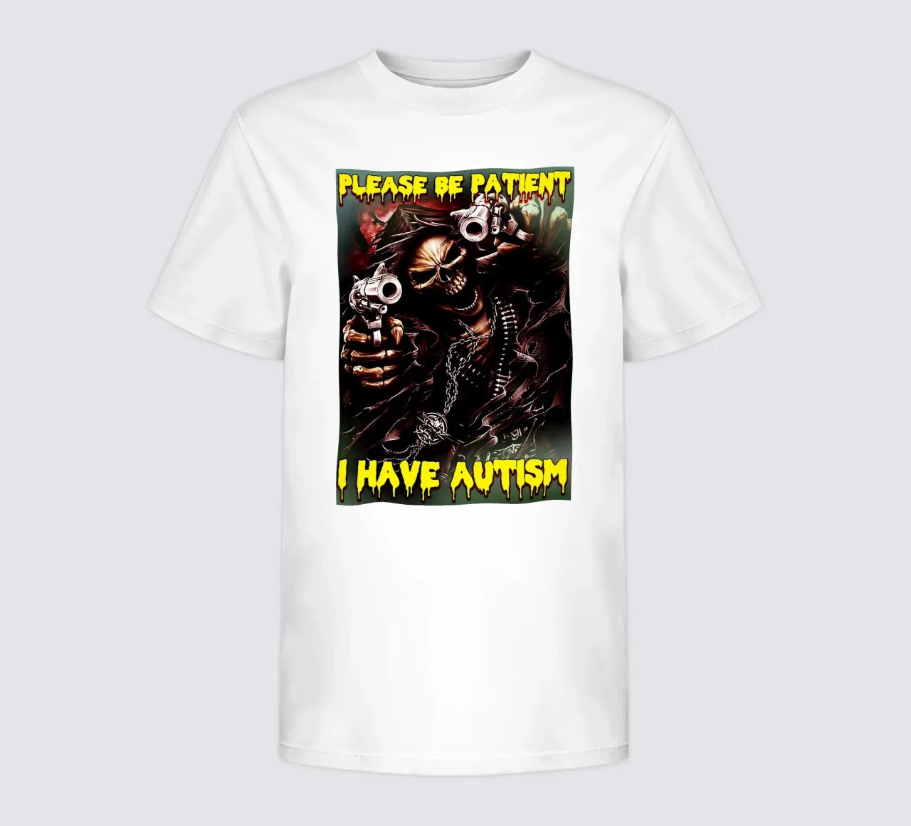Scheletro duro meme Scheletro art design t-shirt bambini da samaras