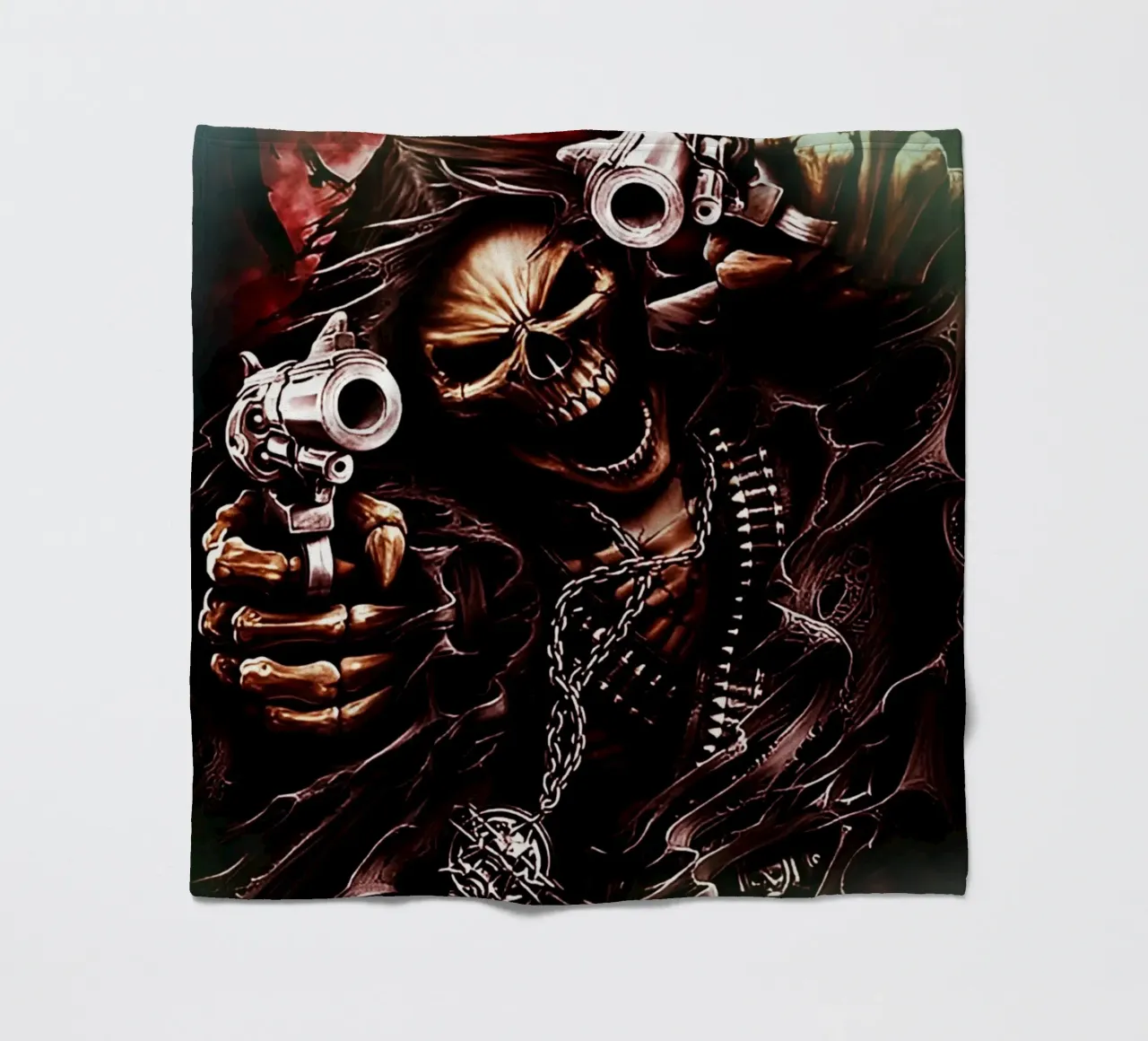 Scheletro duro meme Scheletro art design coperta in pile da samaras