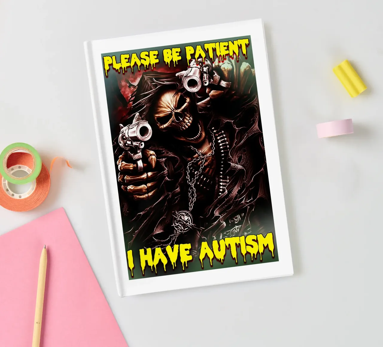 Hard skeleton meme Skeleton art design notebook by samaras