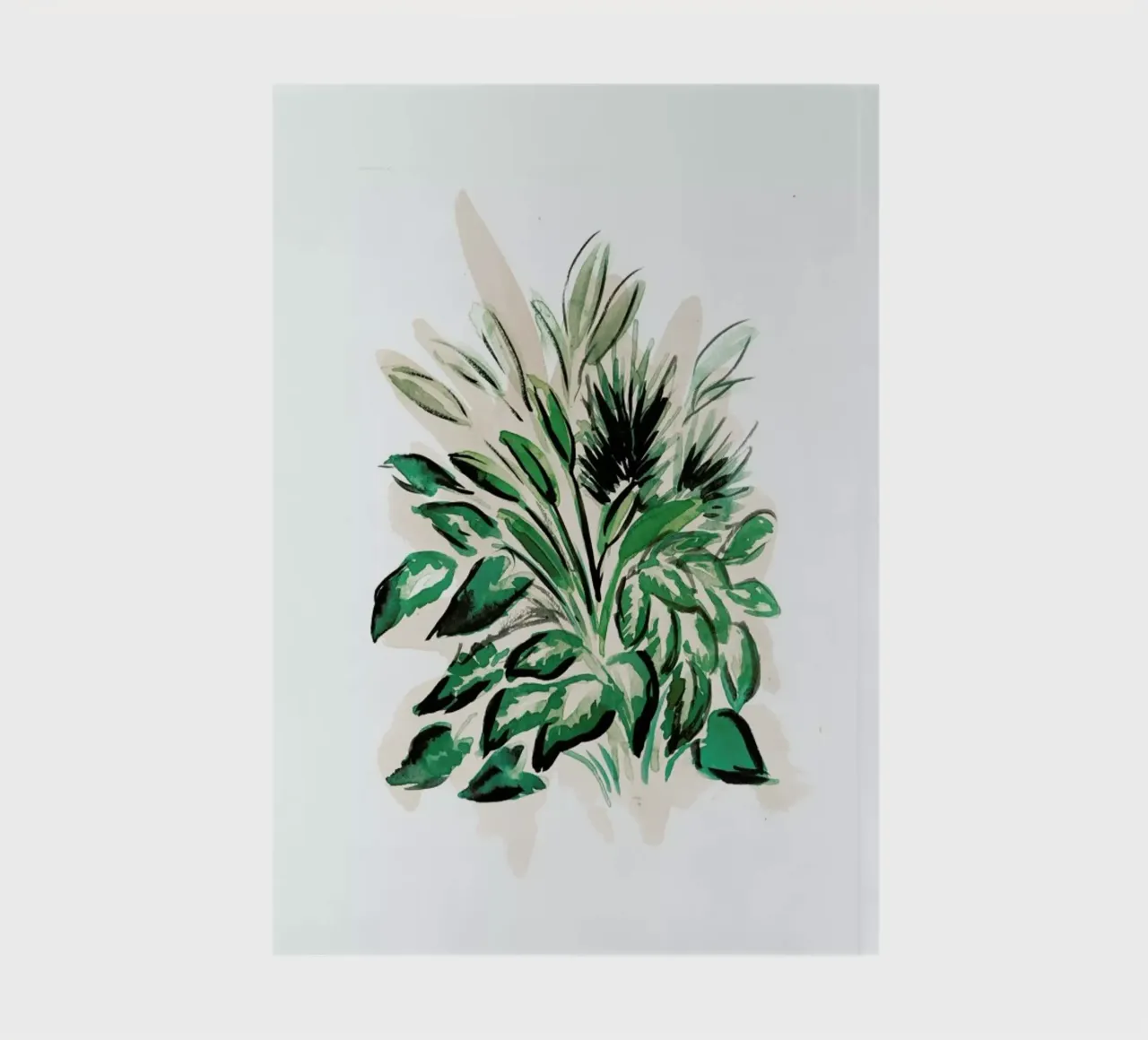 Plants 02 notebook by Farina Kuklinski