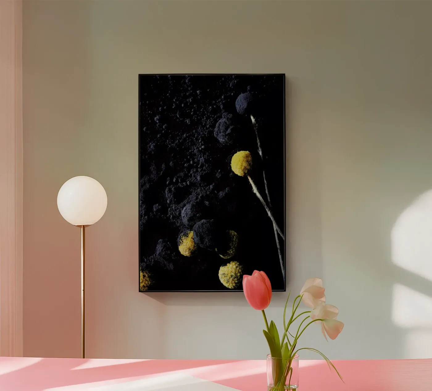 Flowers One acryl van neon* fotografie