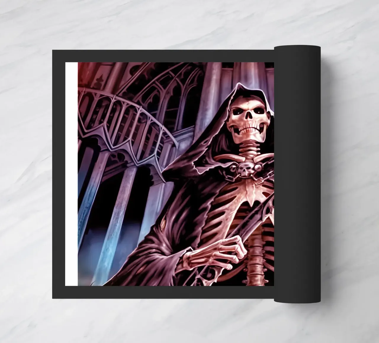 Diffondere disinformazione Divertente scheletro duro Meme Art zerbino da samaras