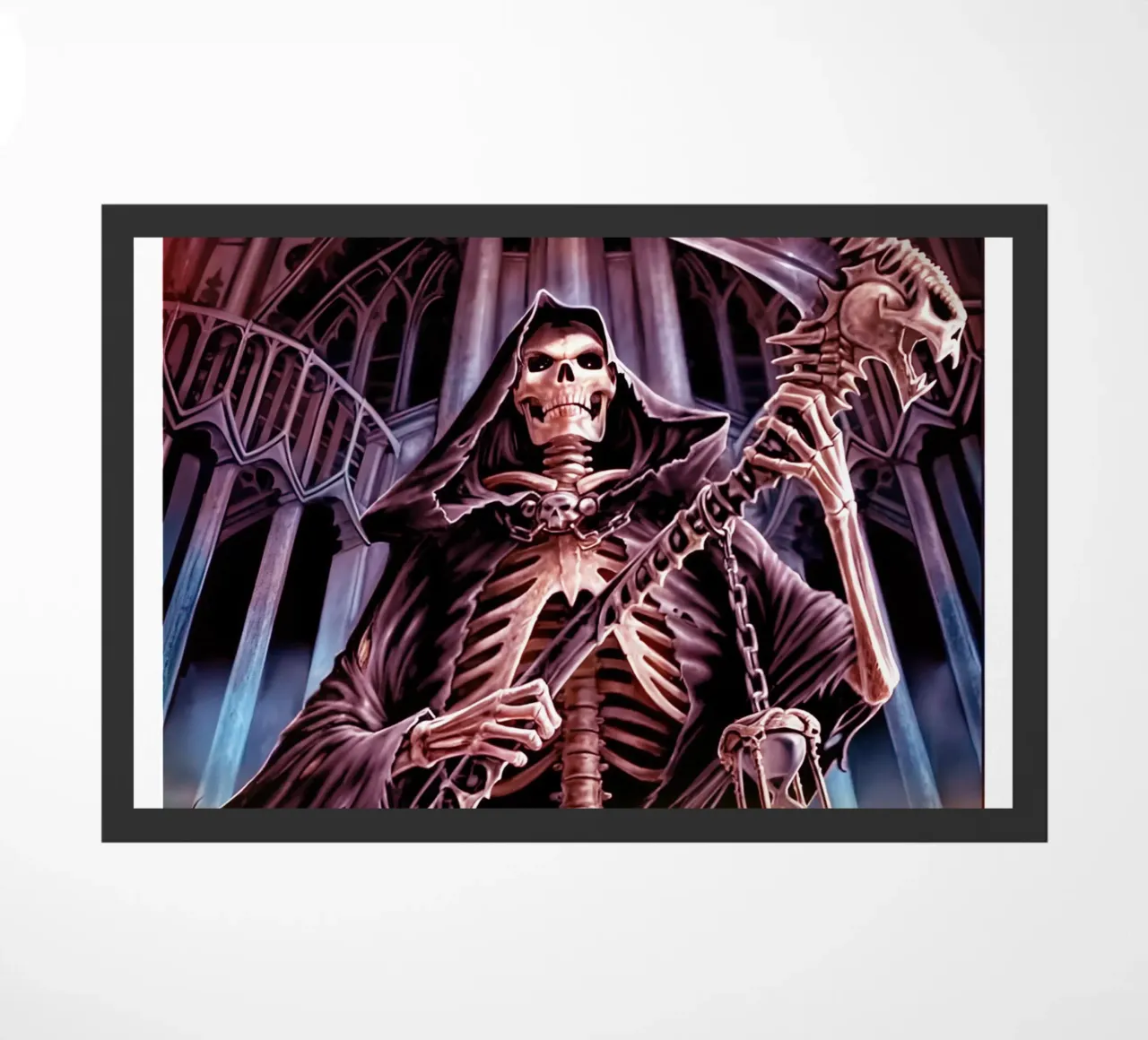 Diffondere disinformazione Divertente scheletro duro Meme Art zerbino da samaras