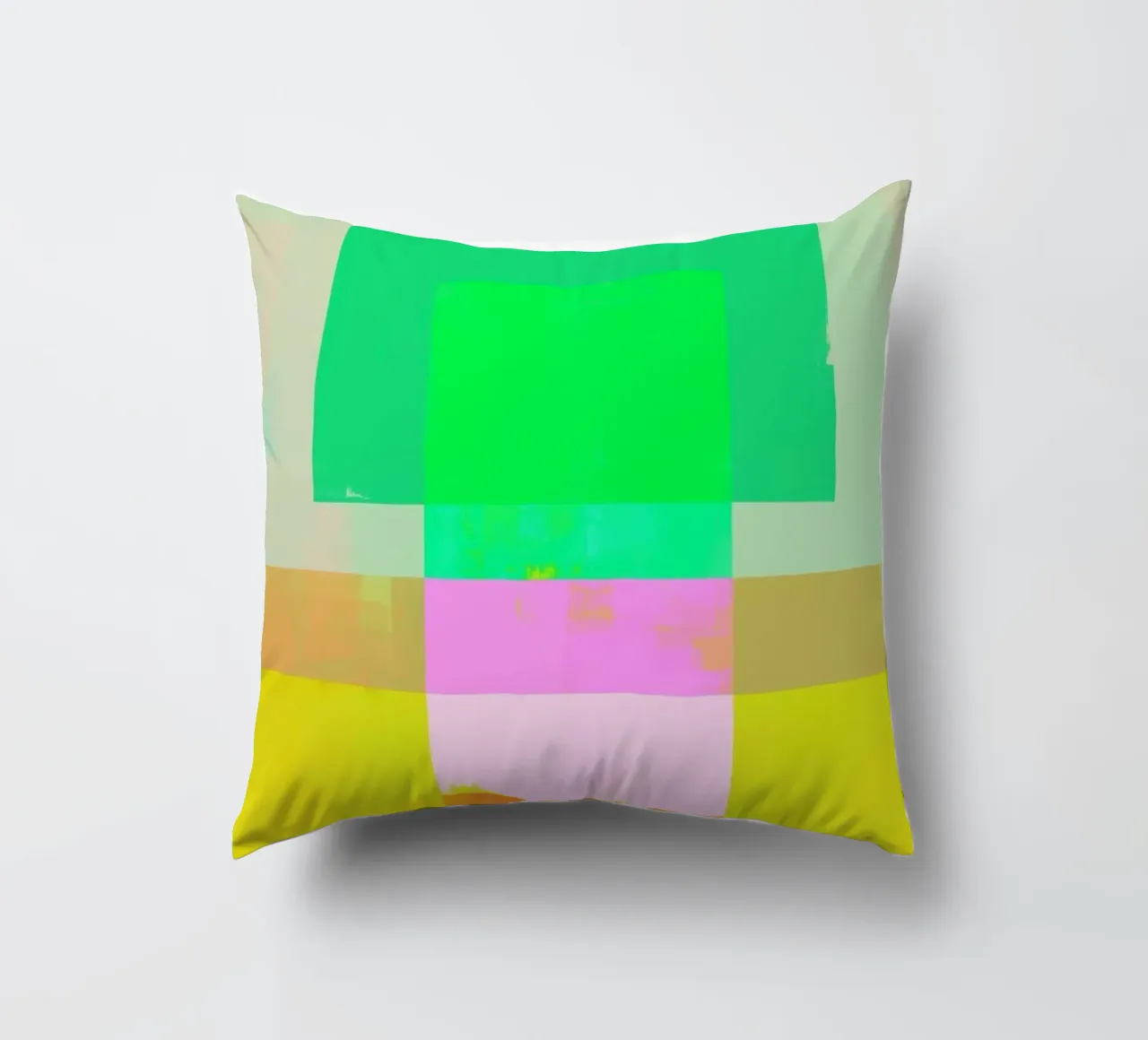 Abtract Geometry No.9 decorative cushion by Metron
