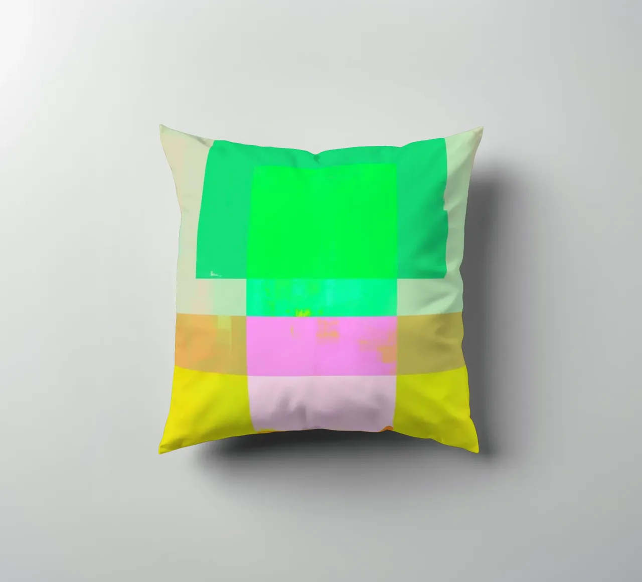 Abtract Geometry No.9 decorative cushion by Metron