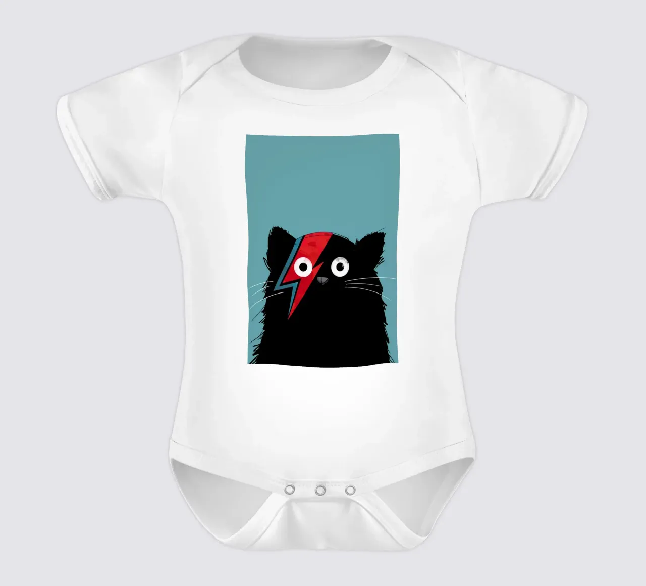 Cat - Hero 2 body neonato maniche corte da Doozal