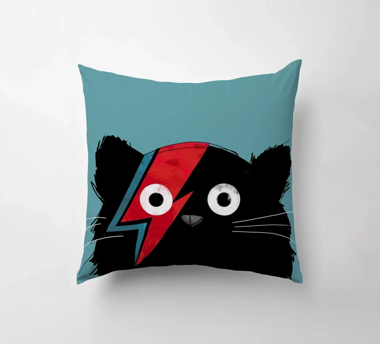 Cat - Hero 2 cuscino da Doozal