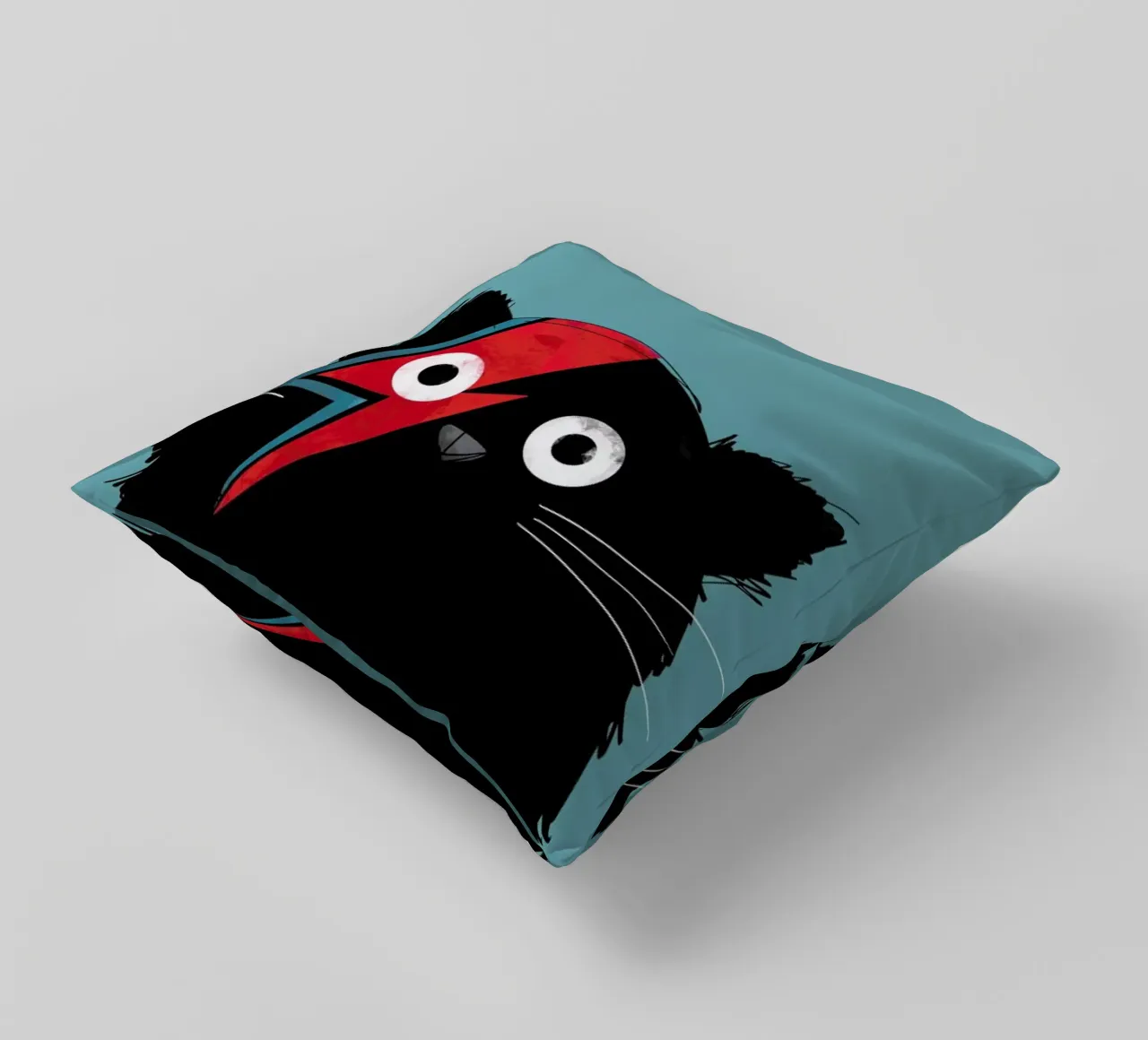 Cat - Hero 2 cuscino da Doozal