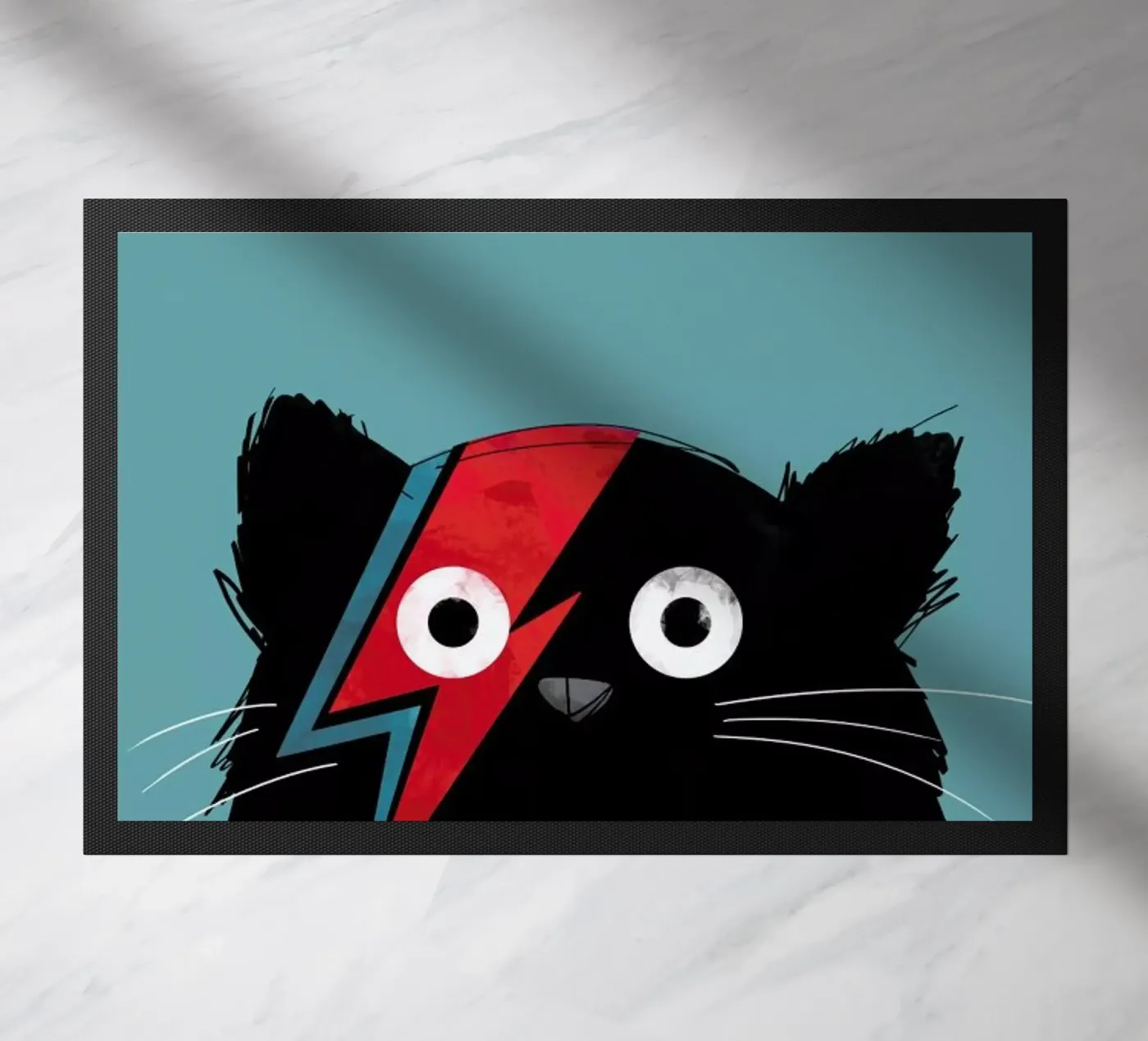 Cat - Hero 2 doormat by Doozal