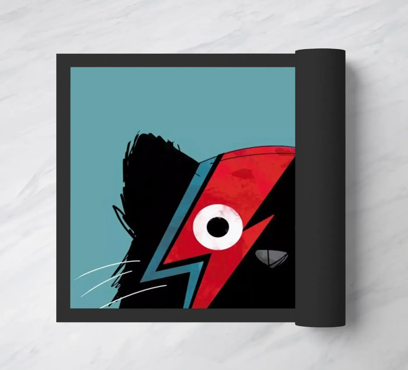 Cat - Hero 2 doormat by Doozal