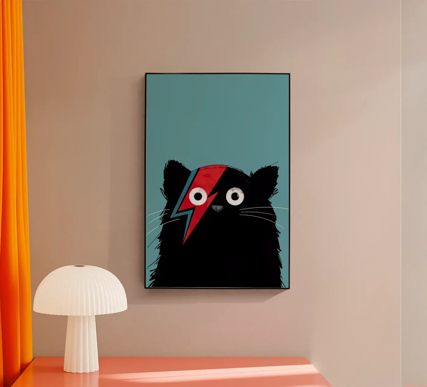 Cat - Hero 2 acrylic glass by Doozal