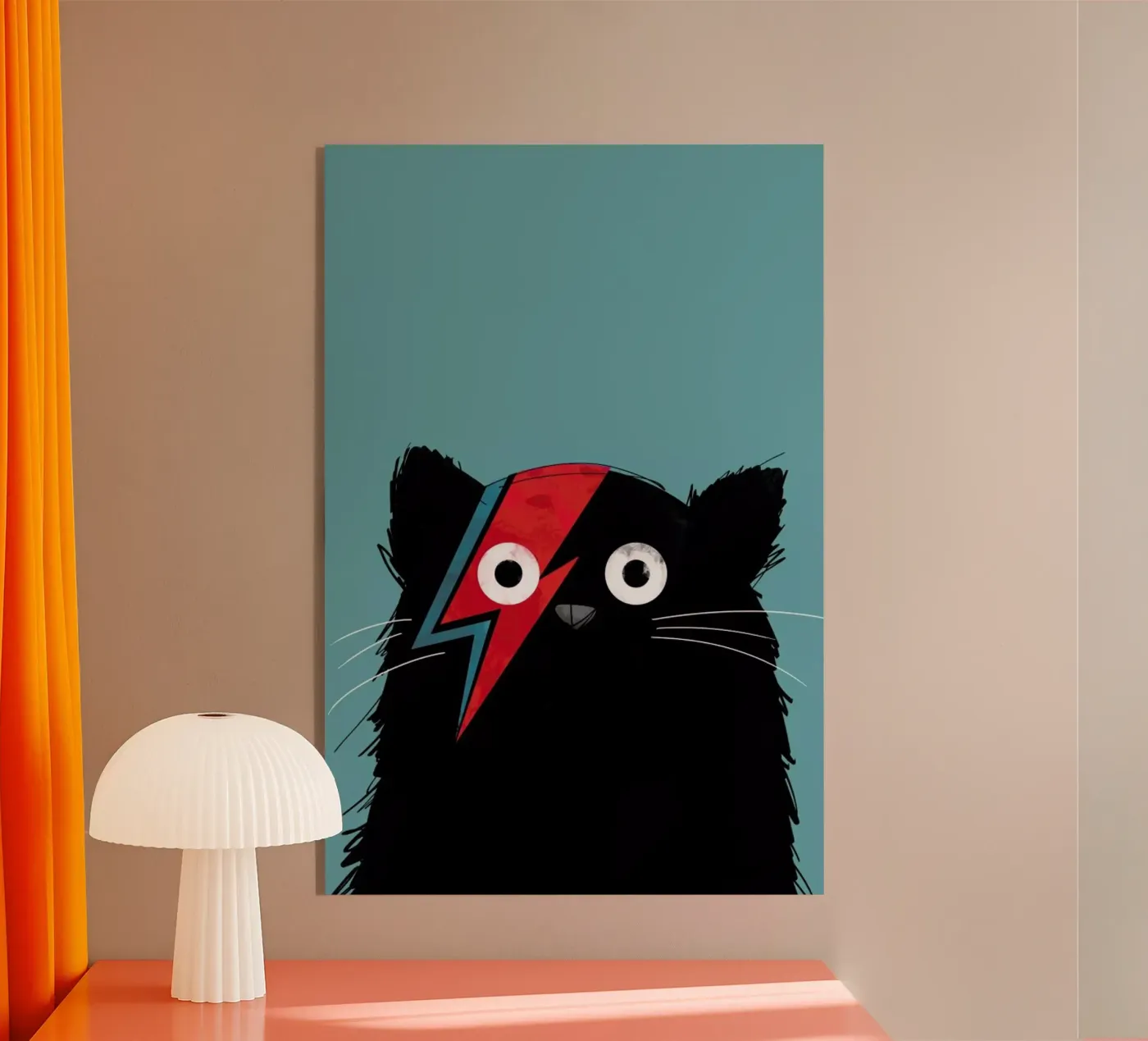 Cat - Hero 2 acrylic glass by Doozal