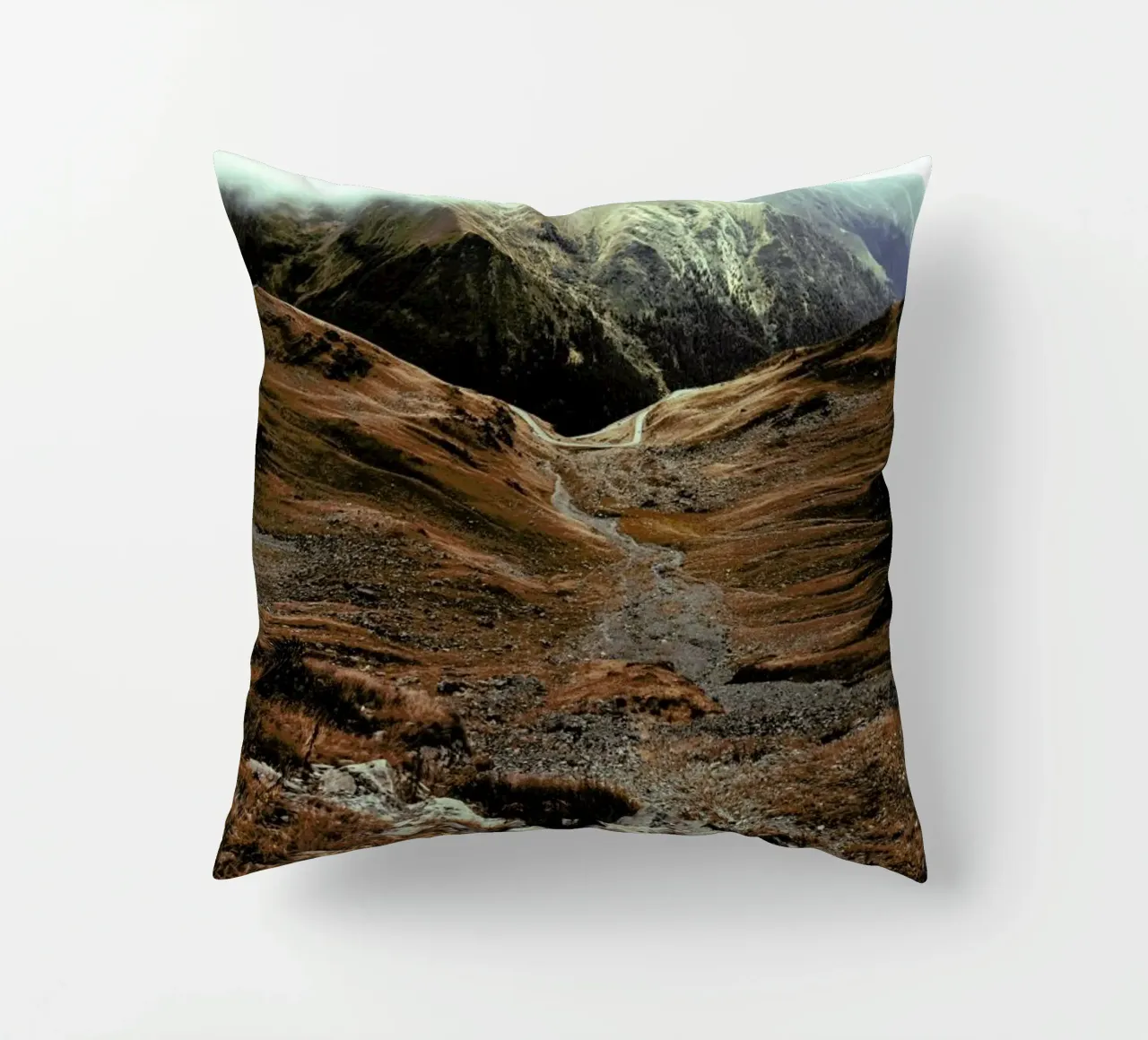 Mountains IX cuscino da Sebastian Hilgetag
