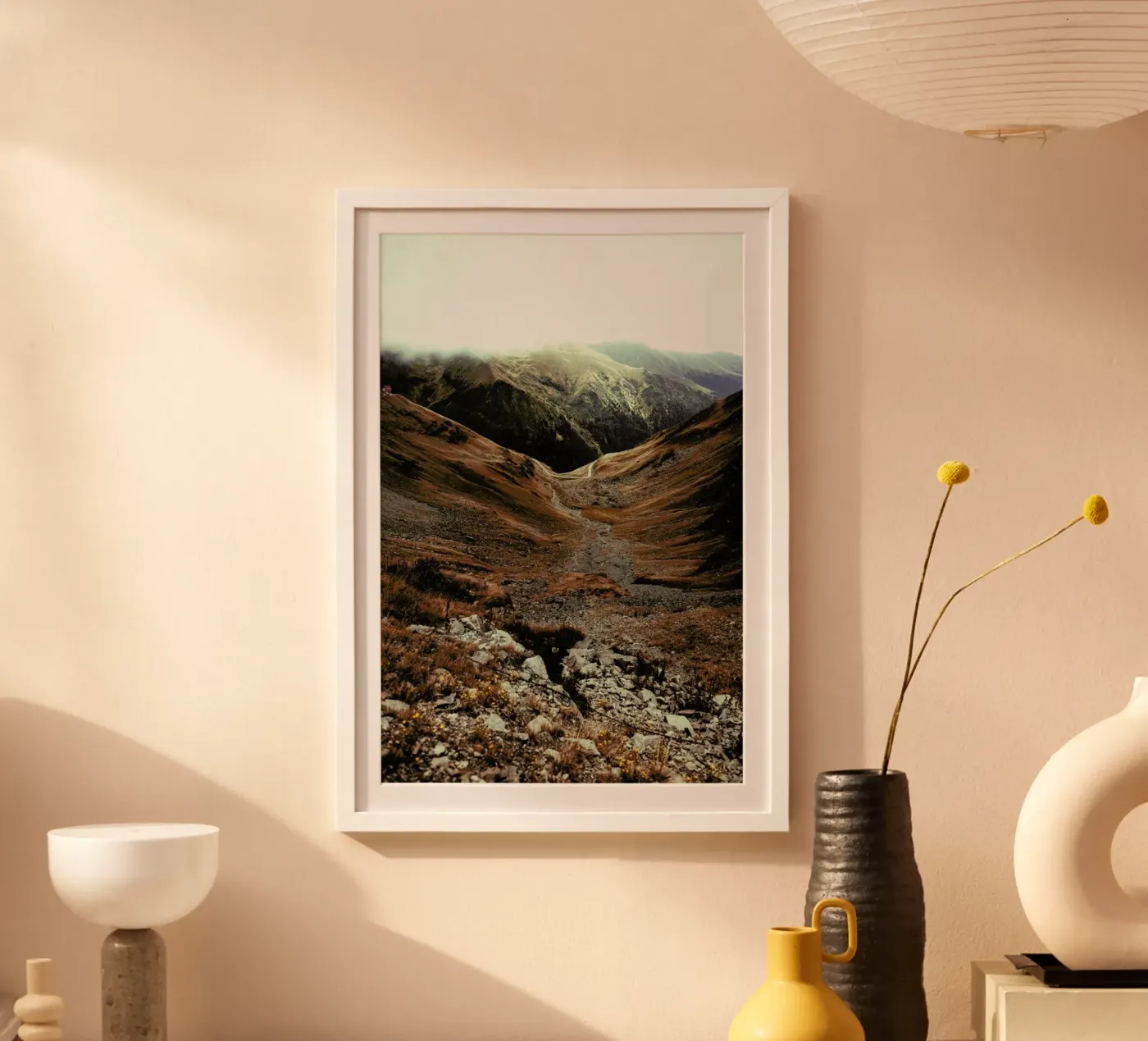 Mountains IX poster van Sebastian Hilgetag