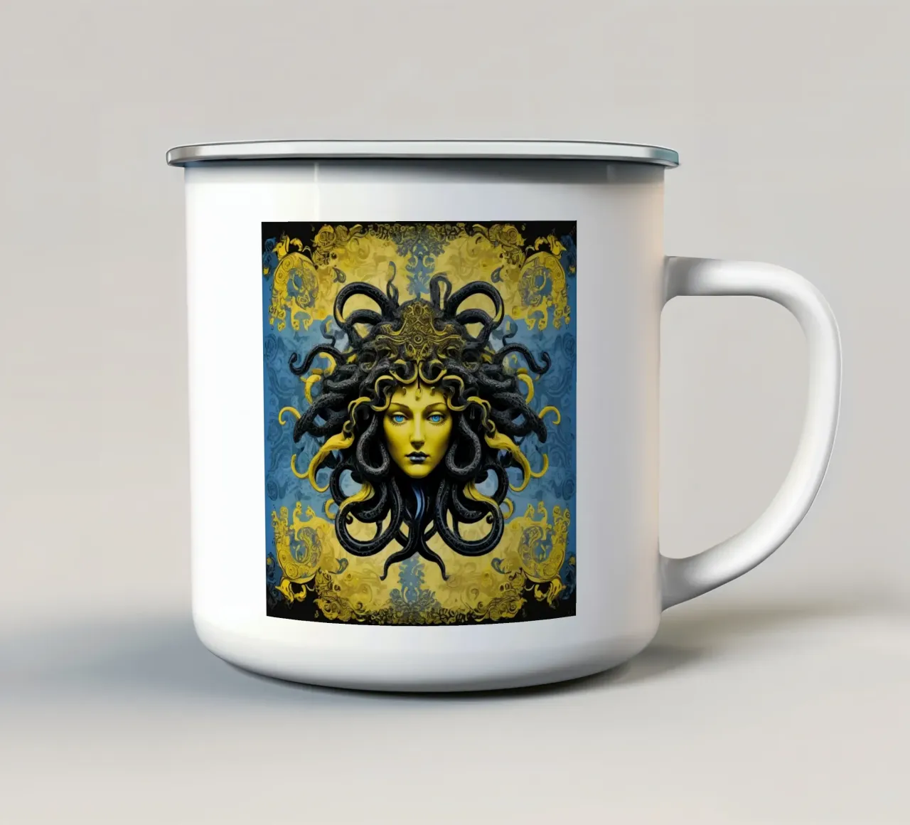 MEDUSA tazza in smalto da CASTILO