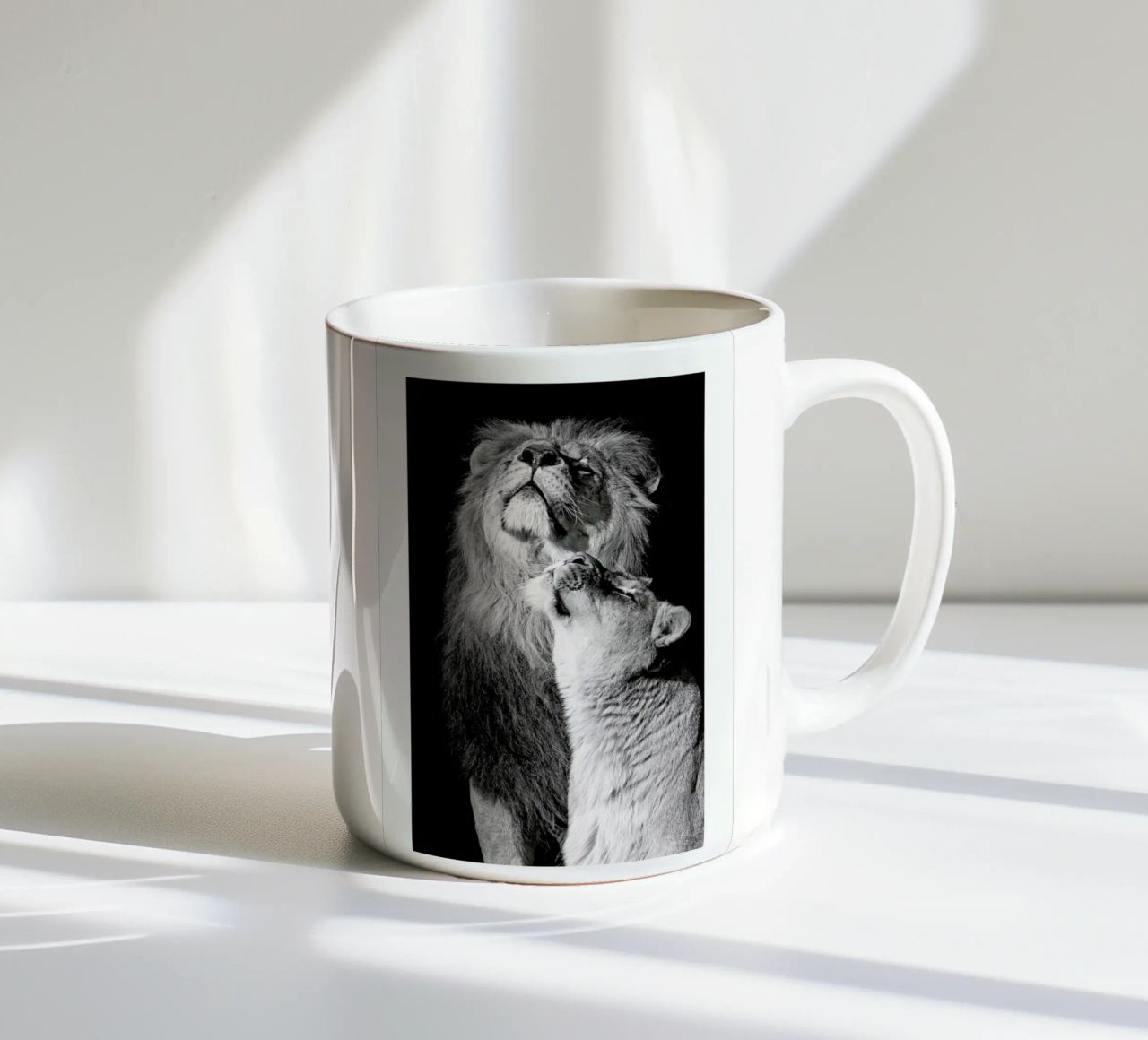 Lions in Love tazza in ceramica da Natural Kingdom