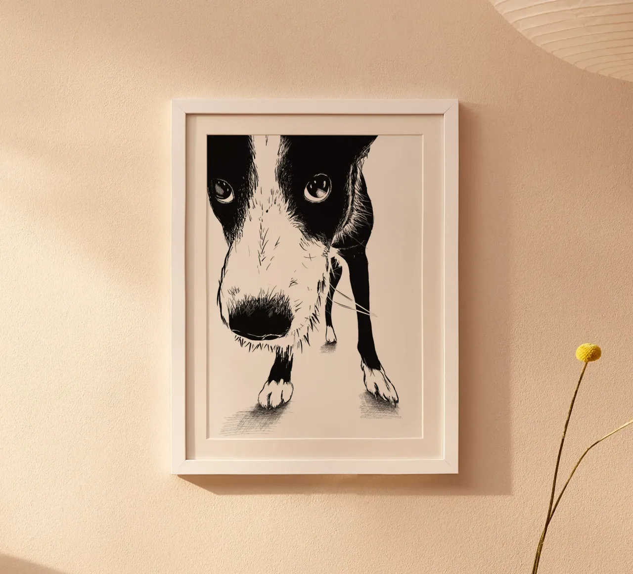 Ritratto di cane poster da Stella-Illustrations