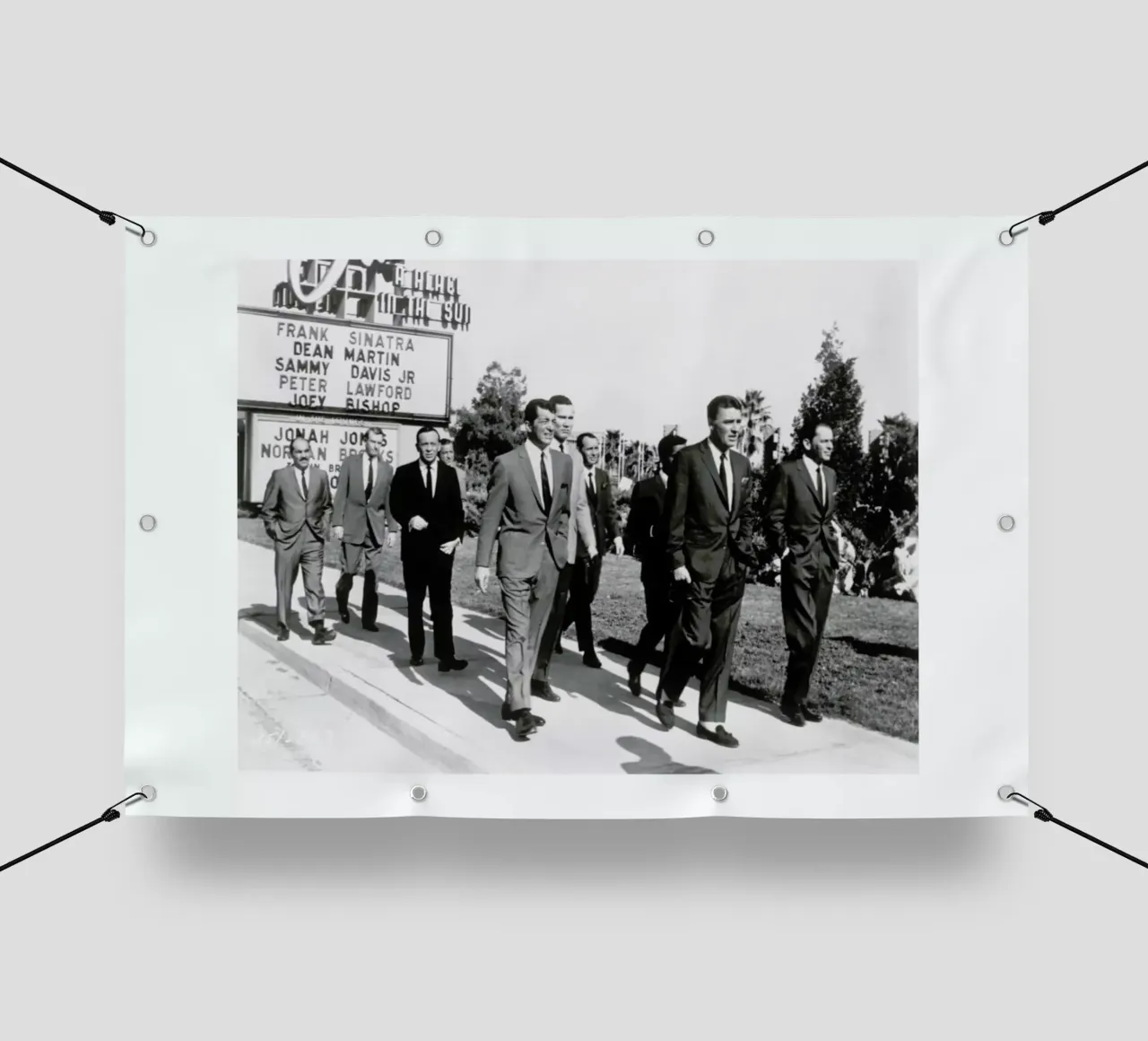The Rat Pack, 1964 telo in pvc da Gallery Print and Art Limited
