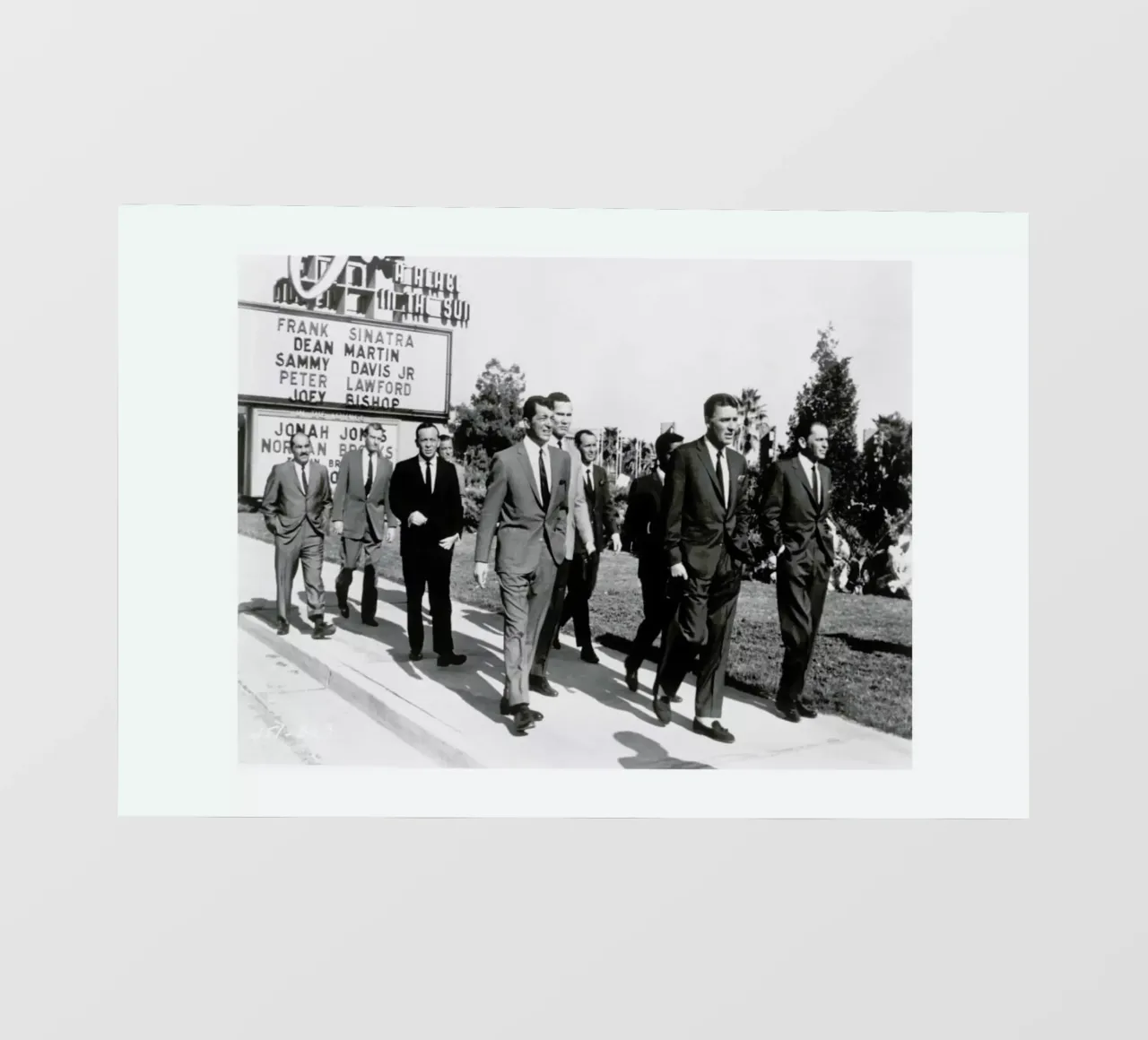 The Rat Pack, 1964 telo in pvc da Gallery Print and Art Limited